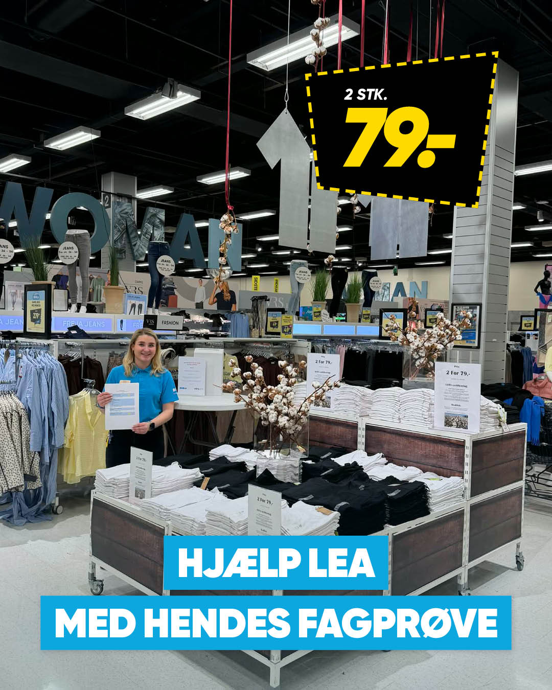 Bilka Facebook ad: Se mere i avisen