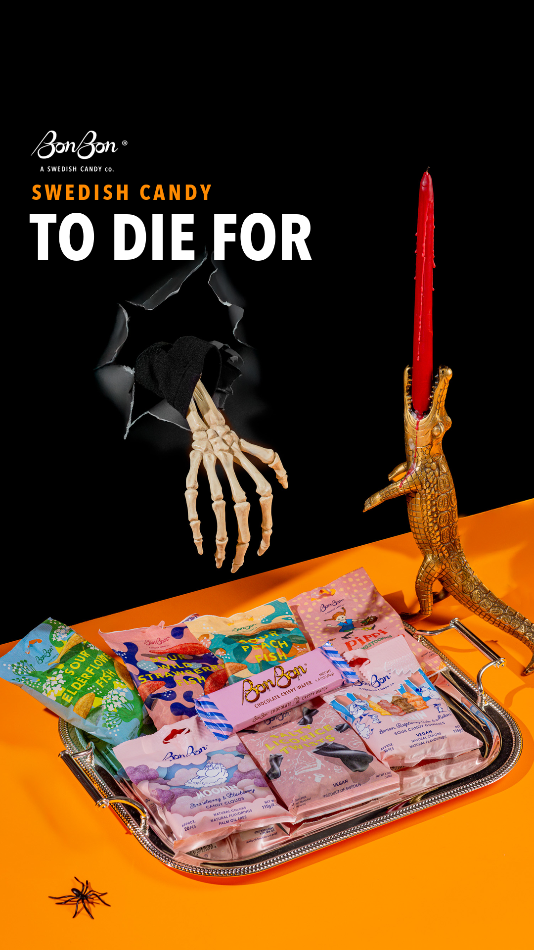 BonBon - A Swedish Candy Co. Facebook ad: Fill Your Halloween Stash