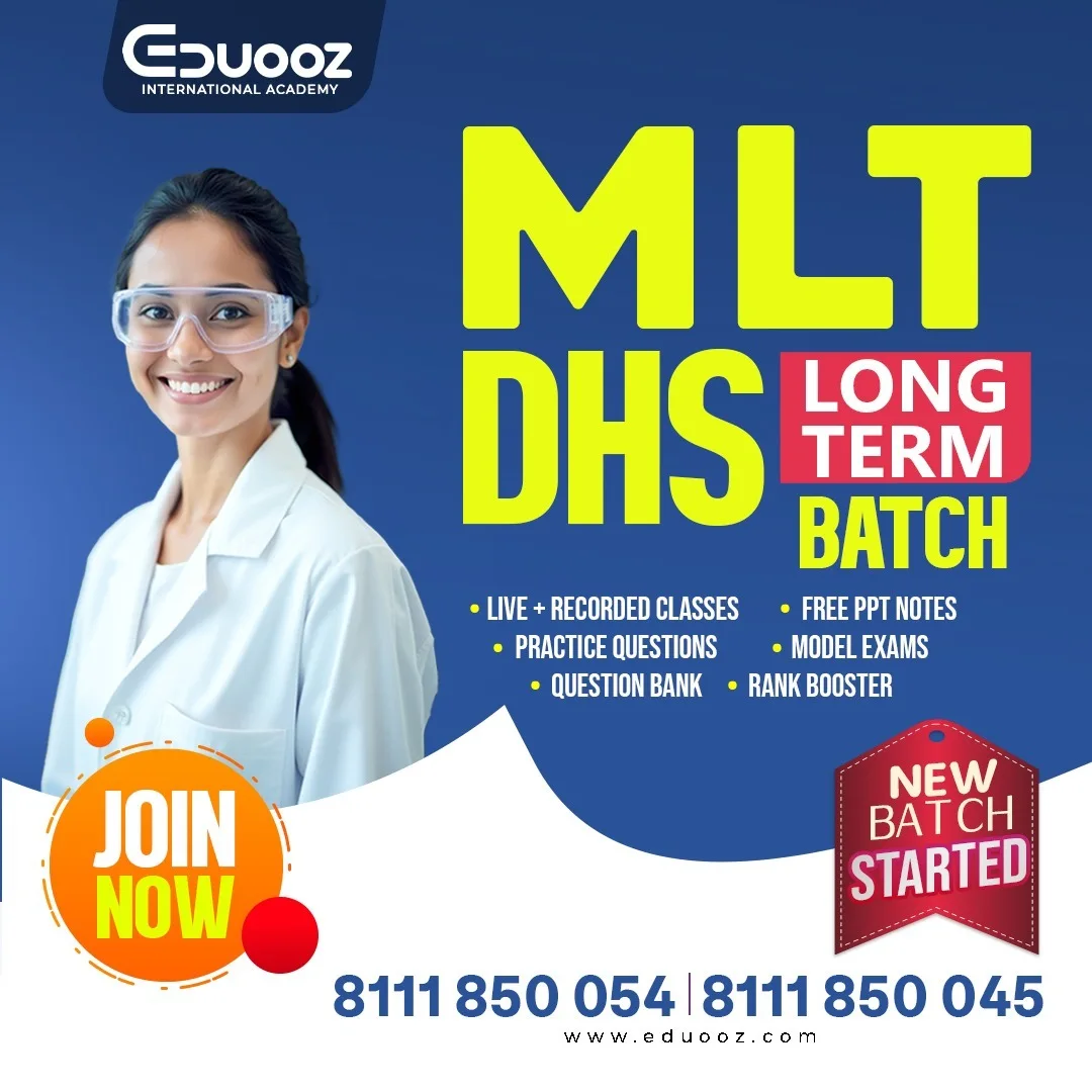 Kerala MLT PSC Coaching -Eduooz Facebook ad: Kerala PSC MLT DHS Coaching | Long Term Batch Started
