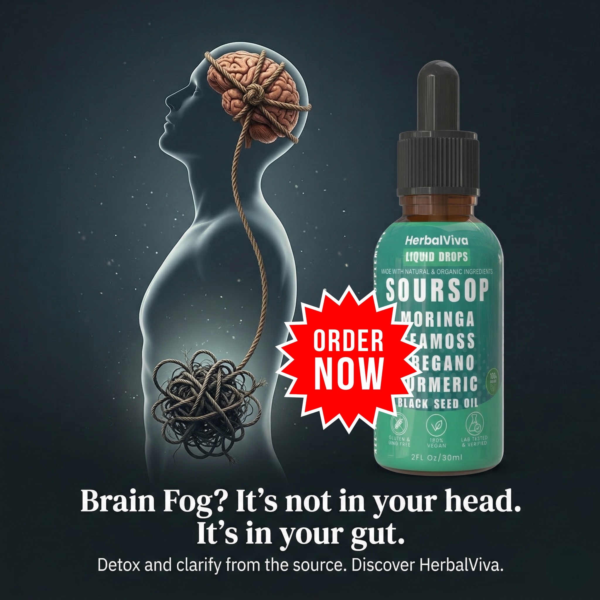 Herbalviva - Soursop Liquid Drops Facebook ad: Soursop Liquid Drops