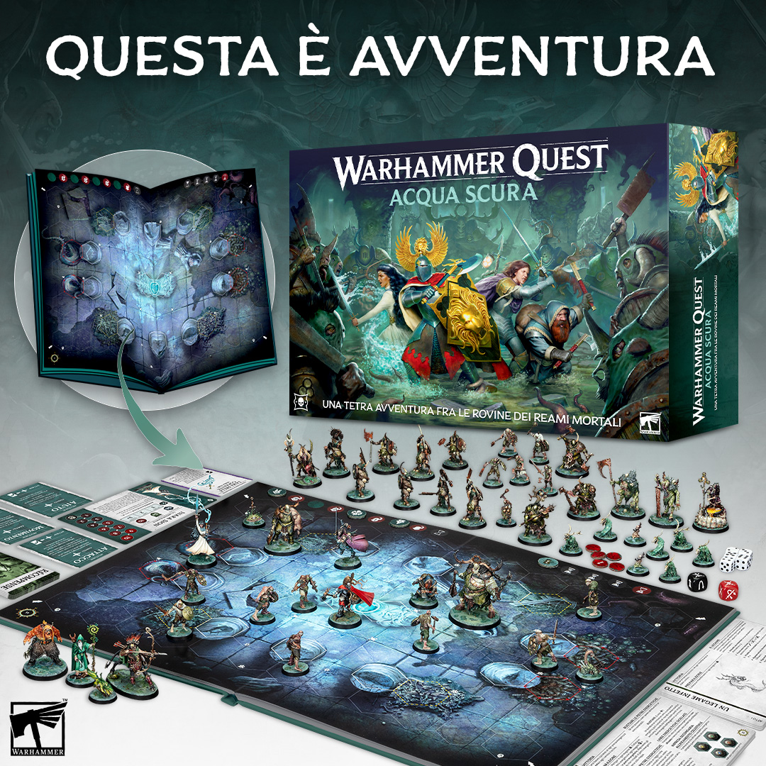 Warhammer-ITA Facebook ad: QUESTa è avventura: un travolgente gioco da tavolo…