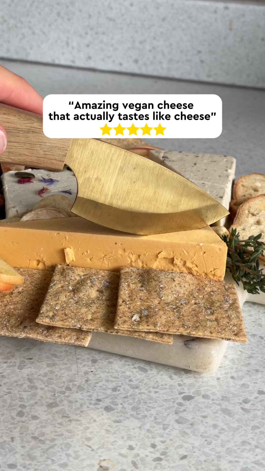 Kinda Co. Facebook ad: Shop Our Best-Selling Award-Winning Vegan Cheeses