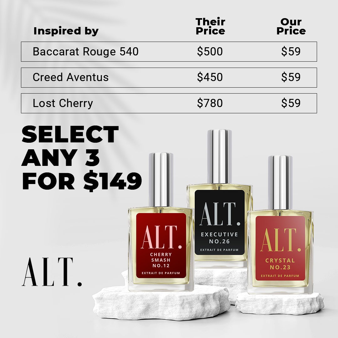ALT. Fragrances Facebook ad