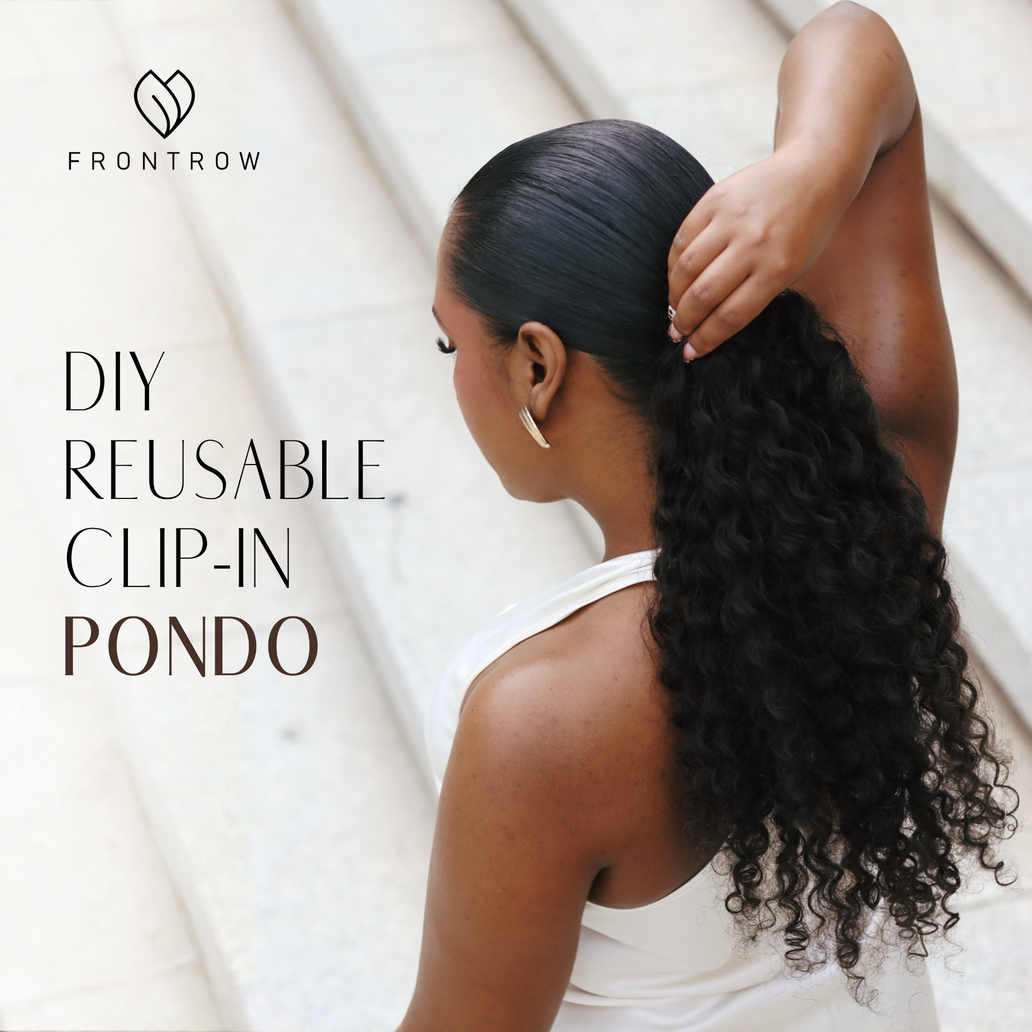 Frontrow Clip in Hair Extensions Facebook ad