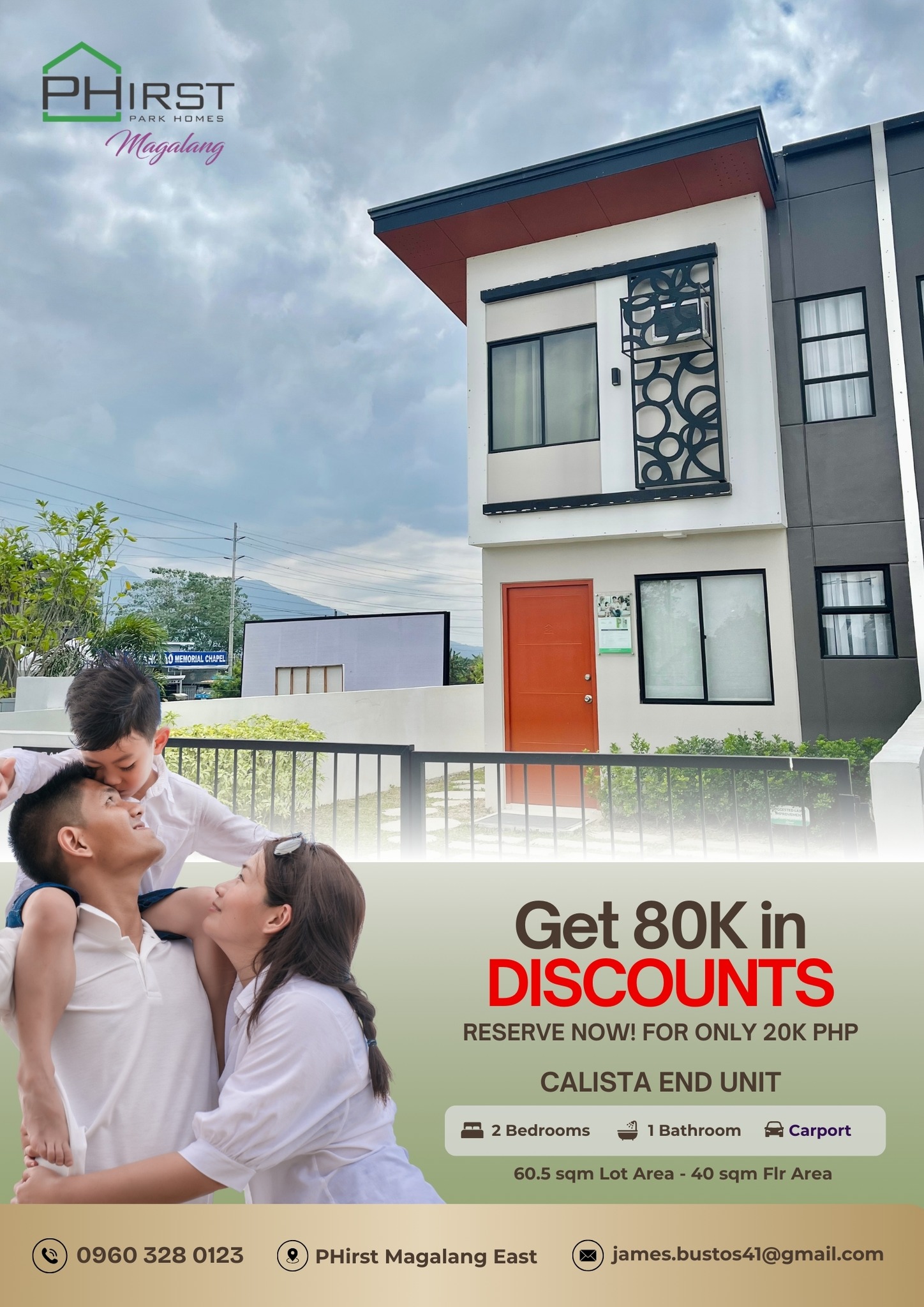 Phirst Park Homes-Magalang EAST by James Bustos Facebook ad
