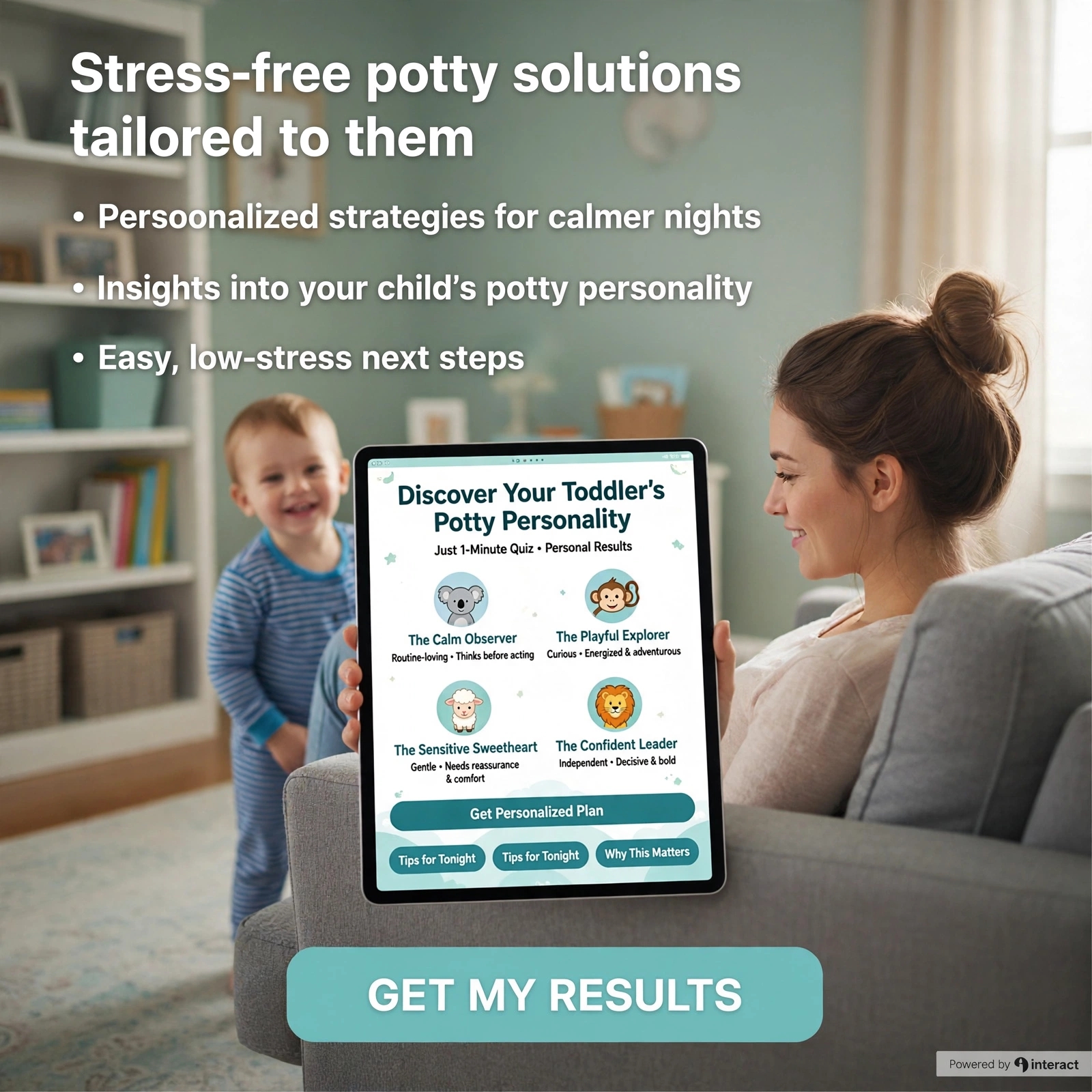 The Calm Toddler Club Facebook ad