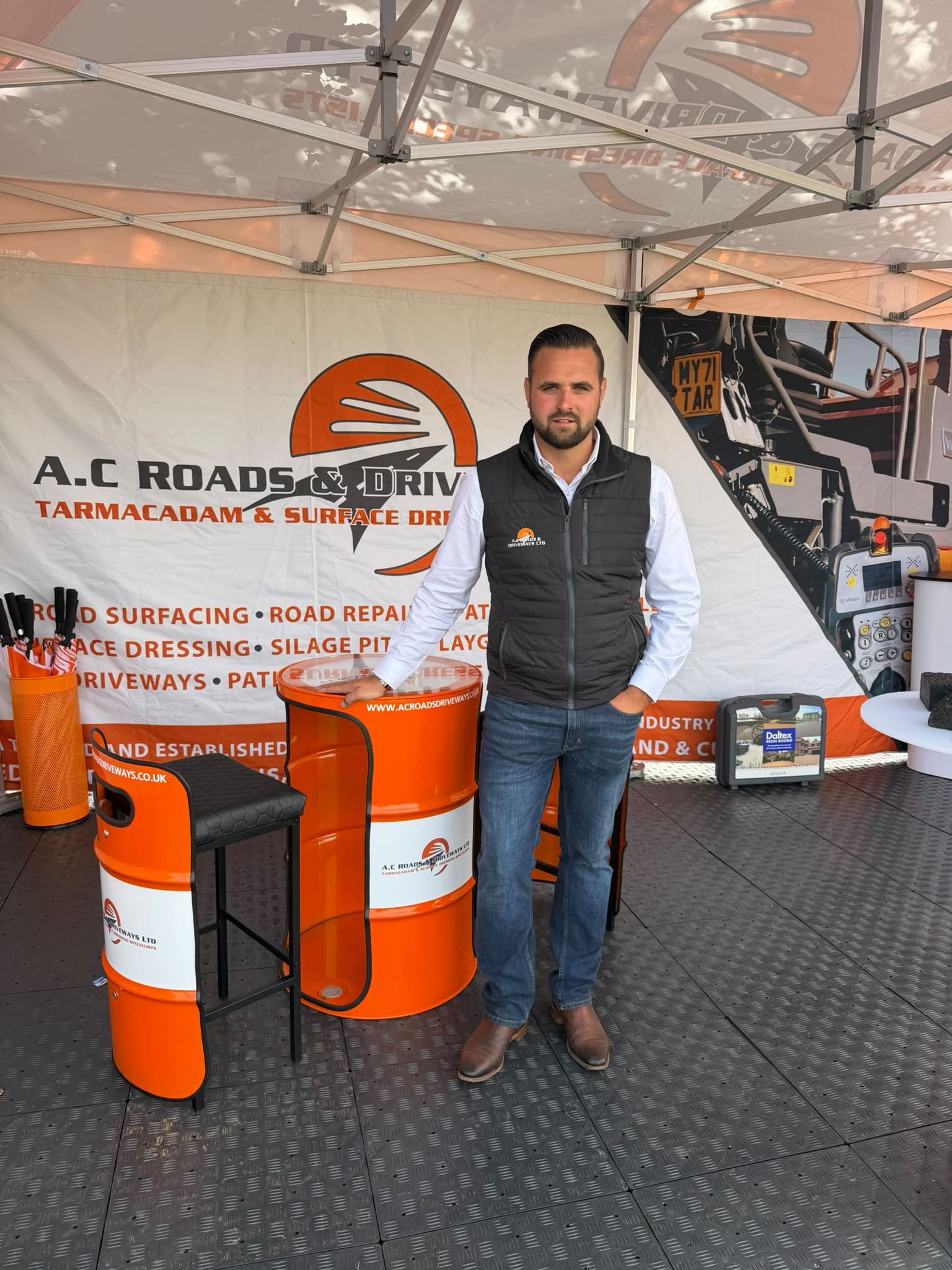 A.C Roads & Driveways LTD Facebook ad: Border Union Show 2026, Over and Out!