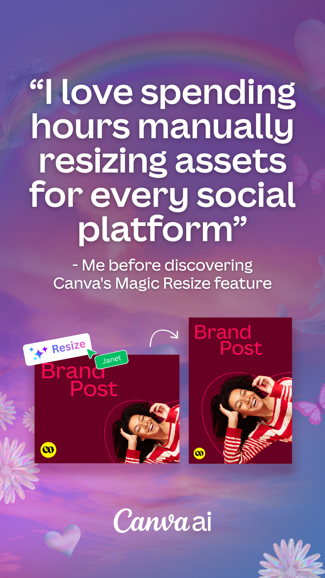 Canva Facebook ad