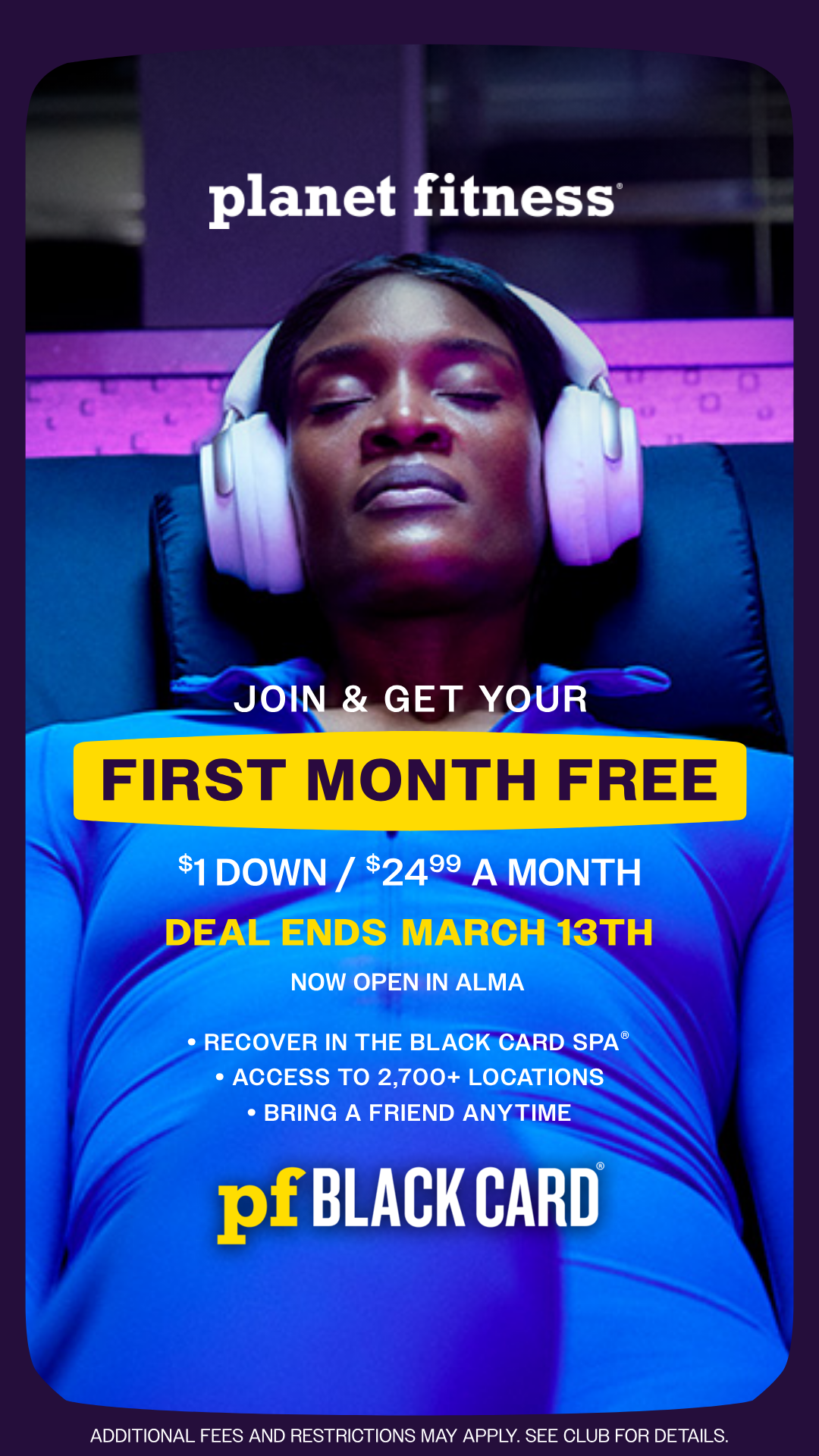 Planet Fitness Facebook ad