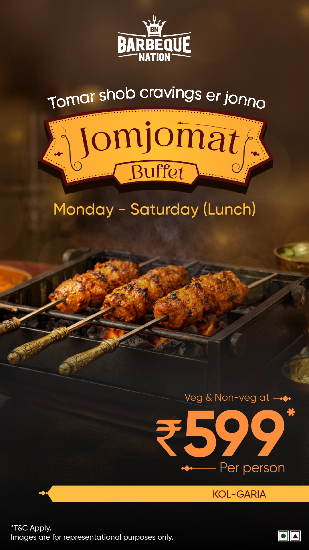 Barbeque Nation Facebook ad