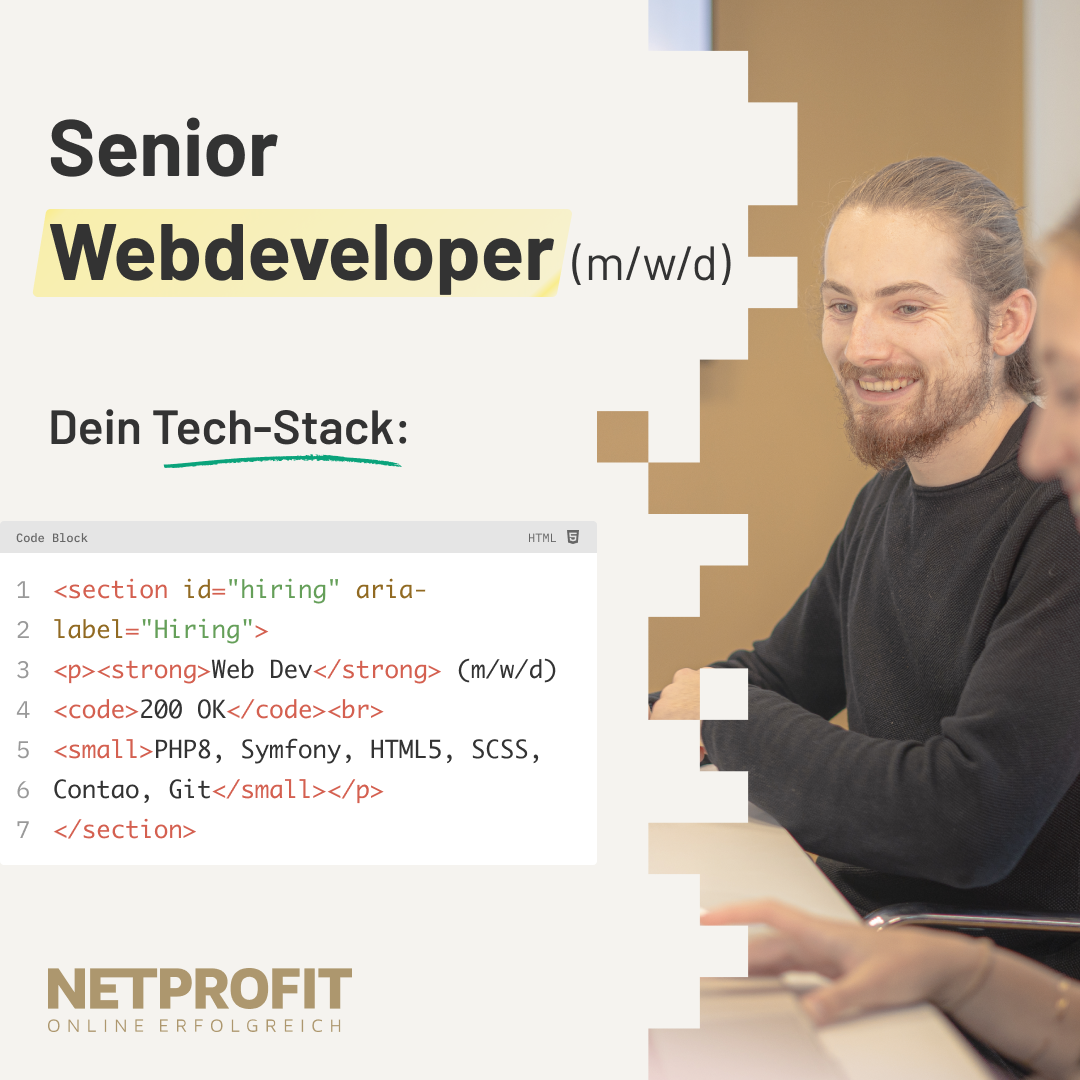 NETPROFIT Facebook ad