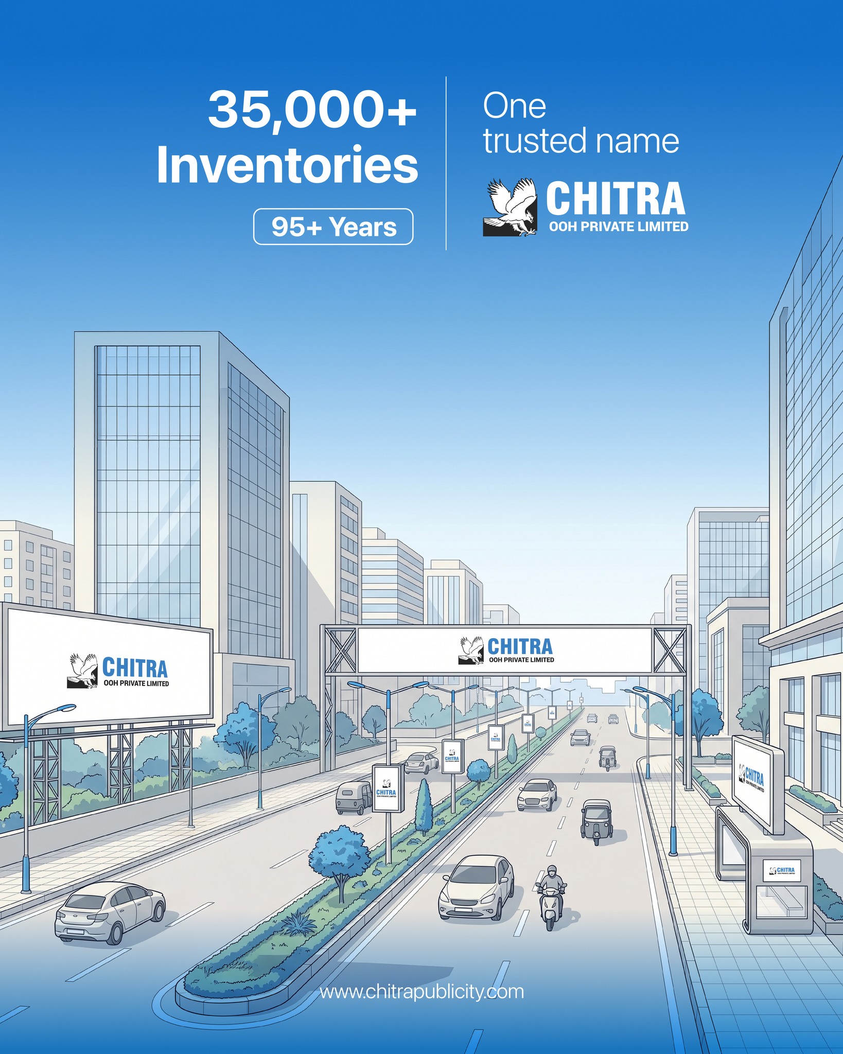 Chitra Publicity OOH Gujarat Facebook ad: Ahmedabad’s Most Premium OOH Inventories