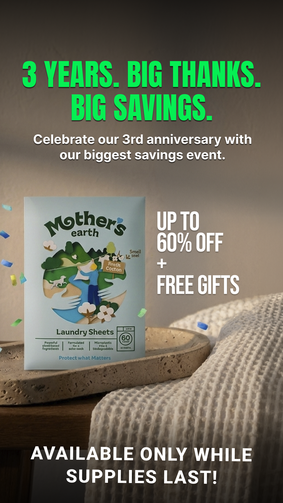 Mothers Earth Facebook ad