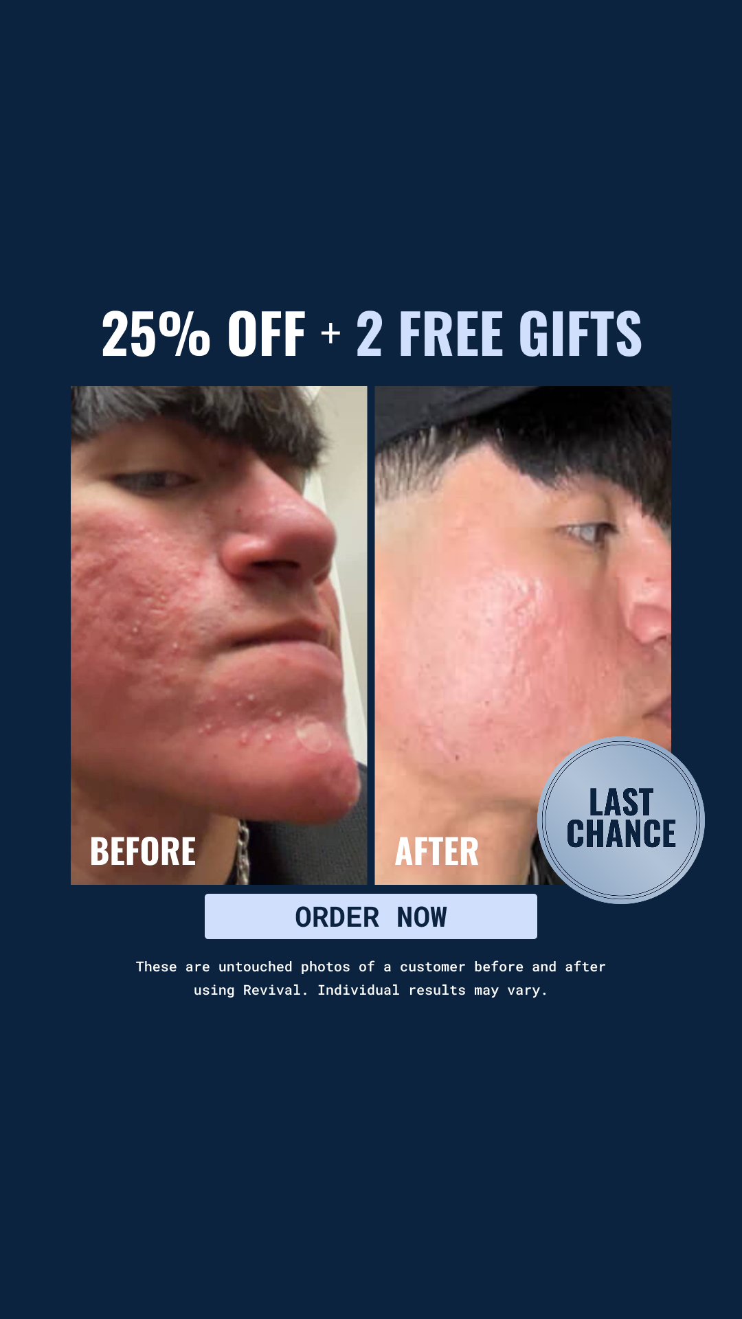 PrettyBoy Facebook ad