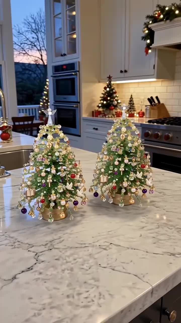 Cozyfolk Facebook ad: Tiny tree, maximum Christmas sparkle.