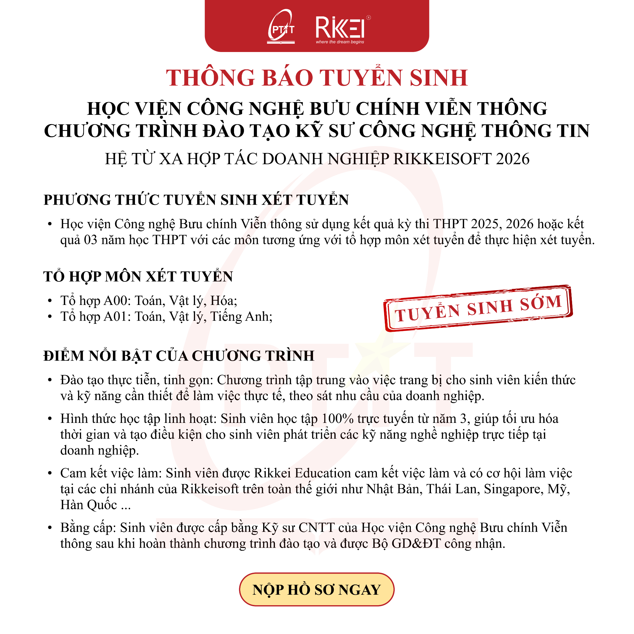 Kỹ Sư CNTT Học Viện Công Nghệ Bưu Chính Viễn Thông hệ Elearning RikkeiSoft Facebook ad: INBOX NHẬN TƯ VẤN MIỄN PHÍ