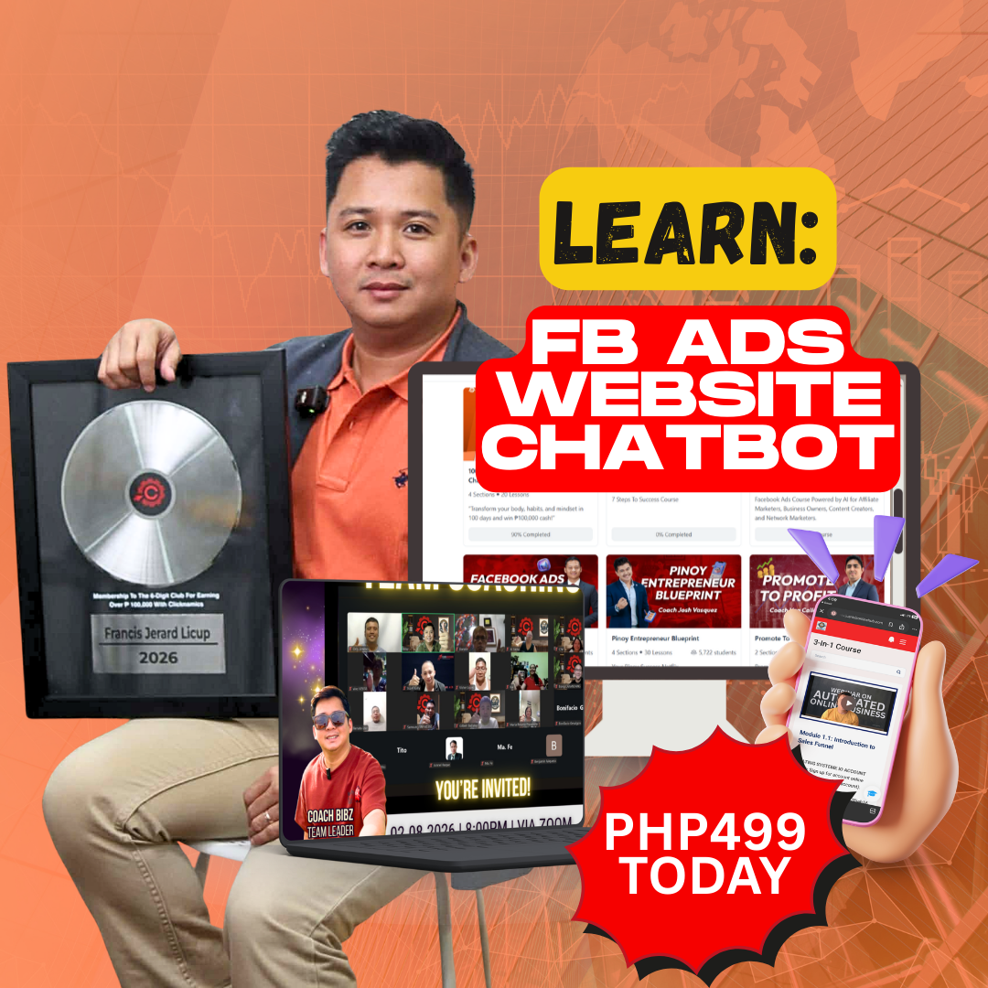 Sir Bibz - JuanBiz Online Hub Facebook ad: 𝗔𝗹𝗹-𝗜𝗻-𝟭 𝗖𝗼𝘂𝗿𝘀𝗲 [𝟰𝟵𝟵 𝗢𝗻𝗹𝘆]