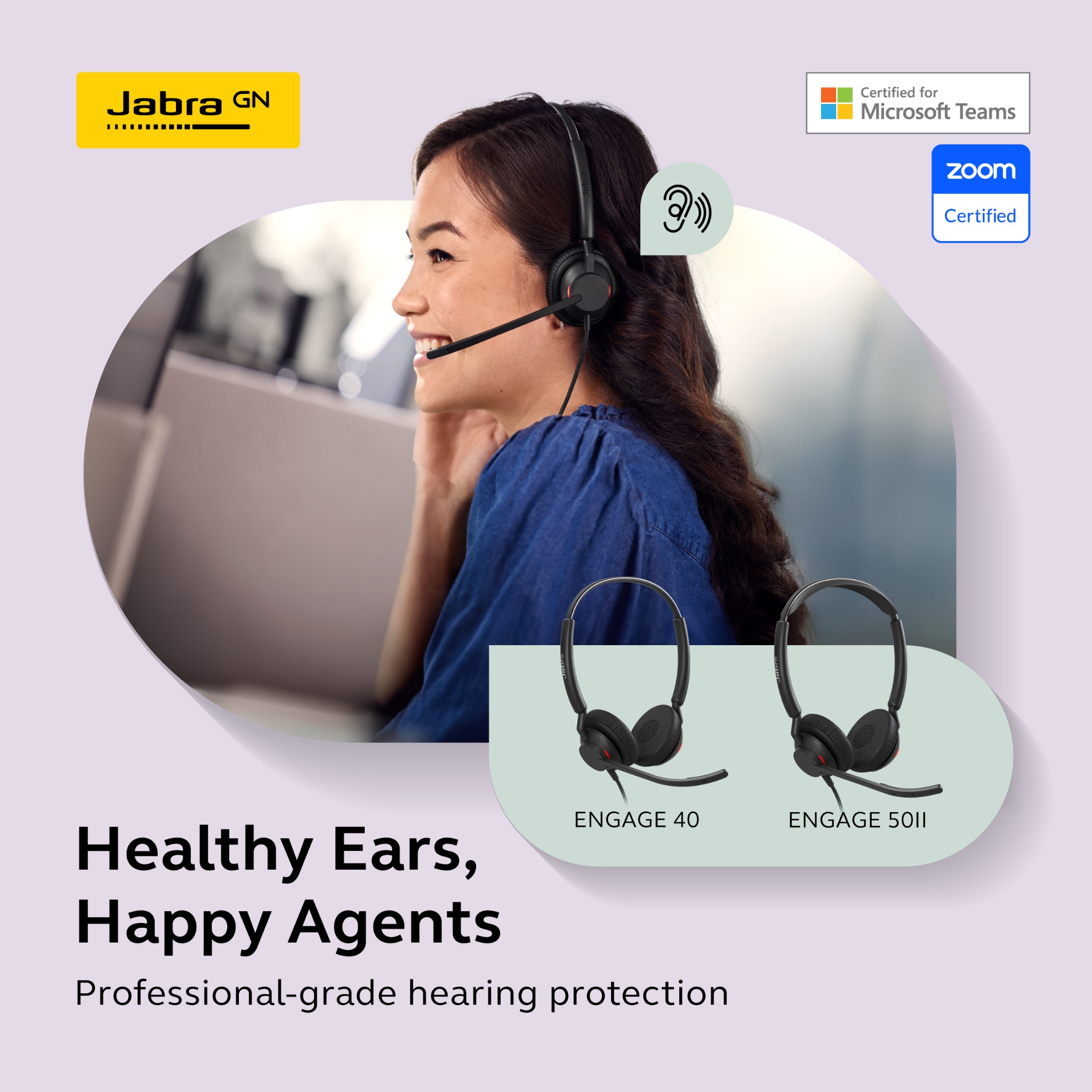 Jabra Facebook ad