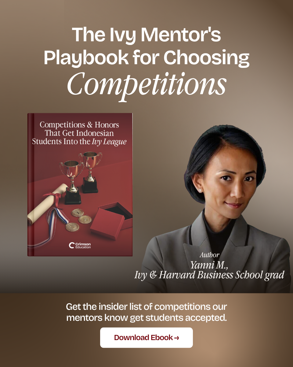 Crimson Education Facebook ad