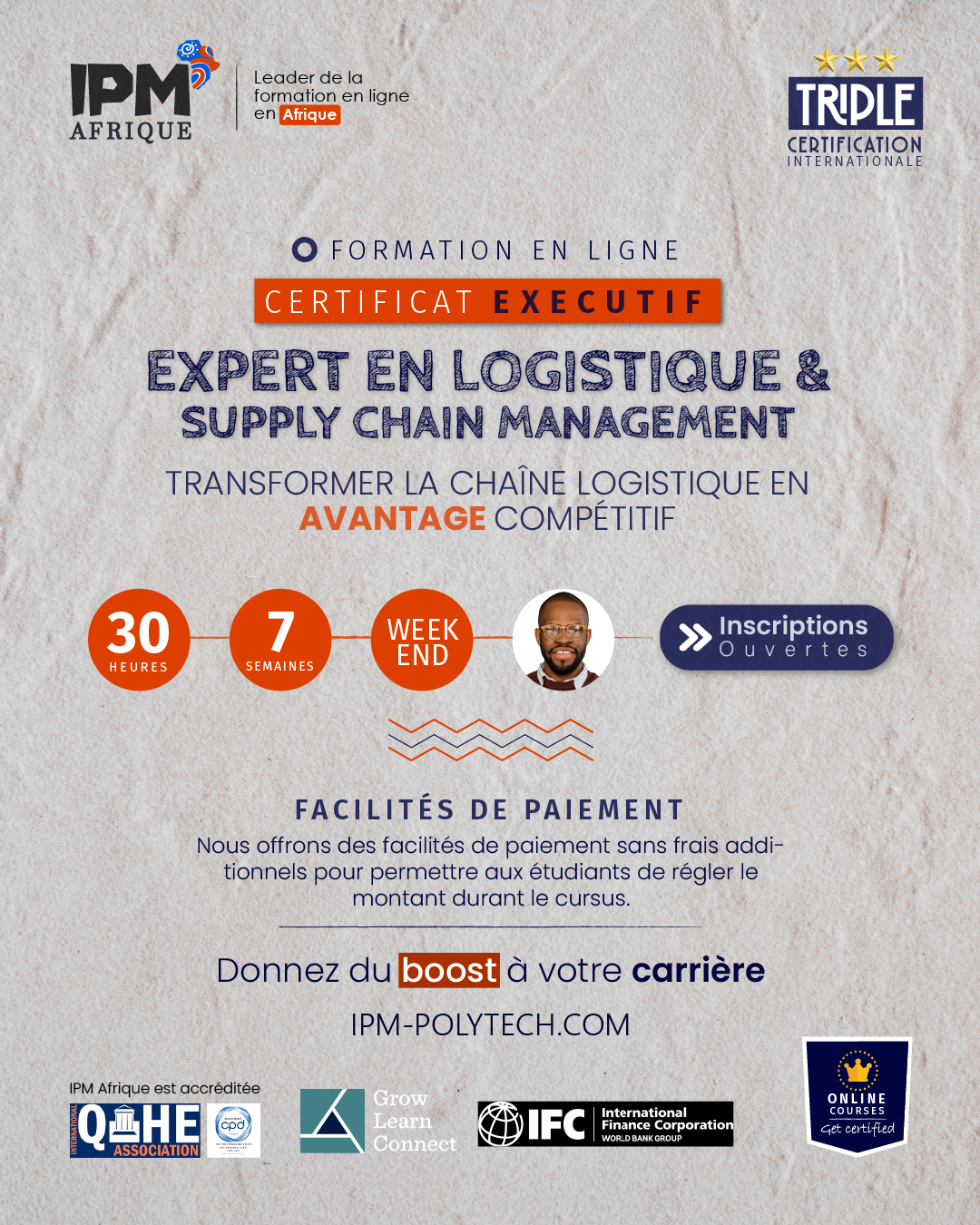IPM- Institut polytechnique de Marrakech Facebook ad