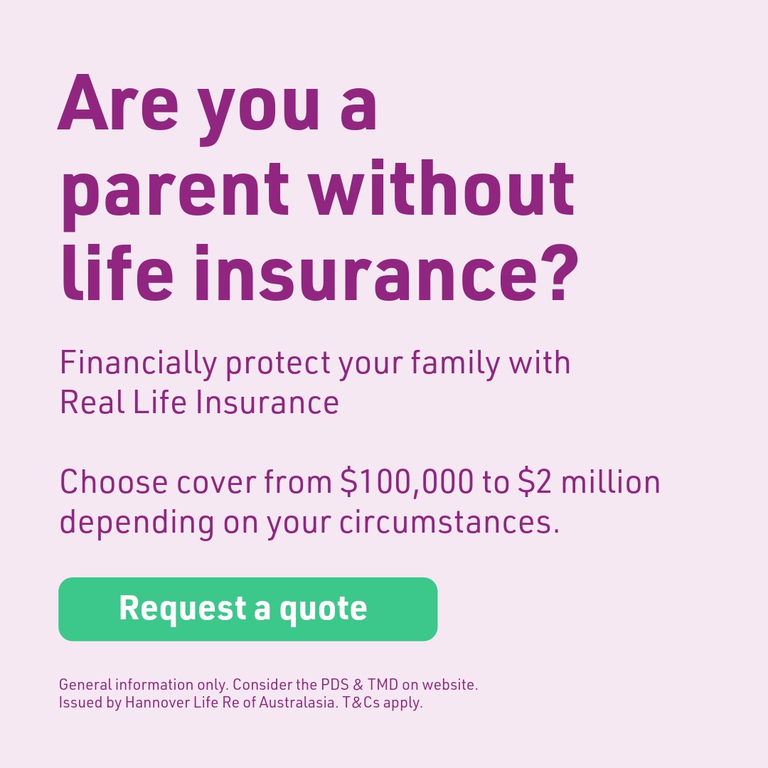 Real Insurance Facebook ad