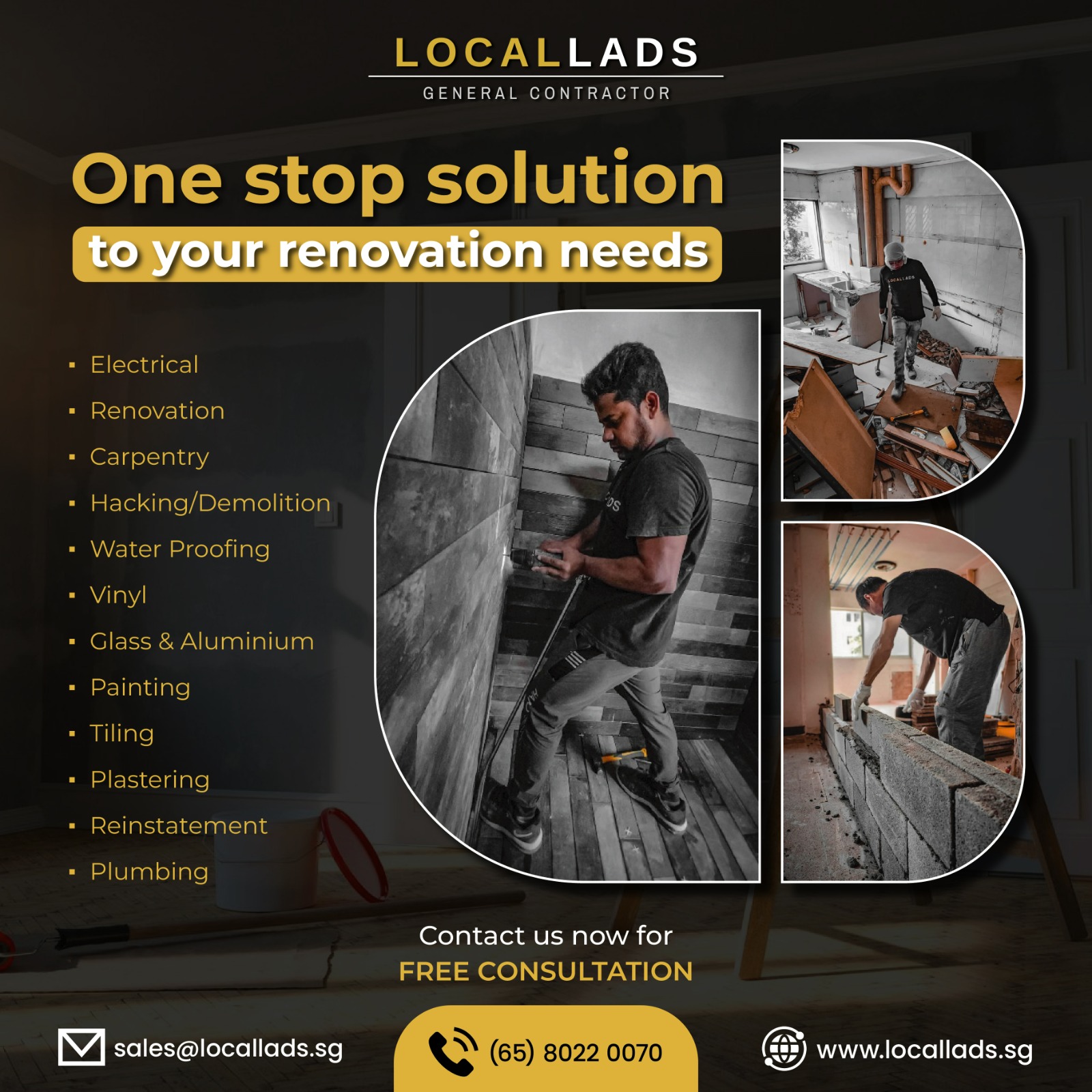 Locallads General Contractor Facebook ad