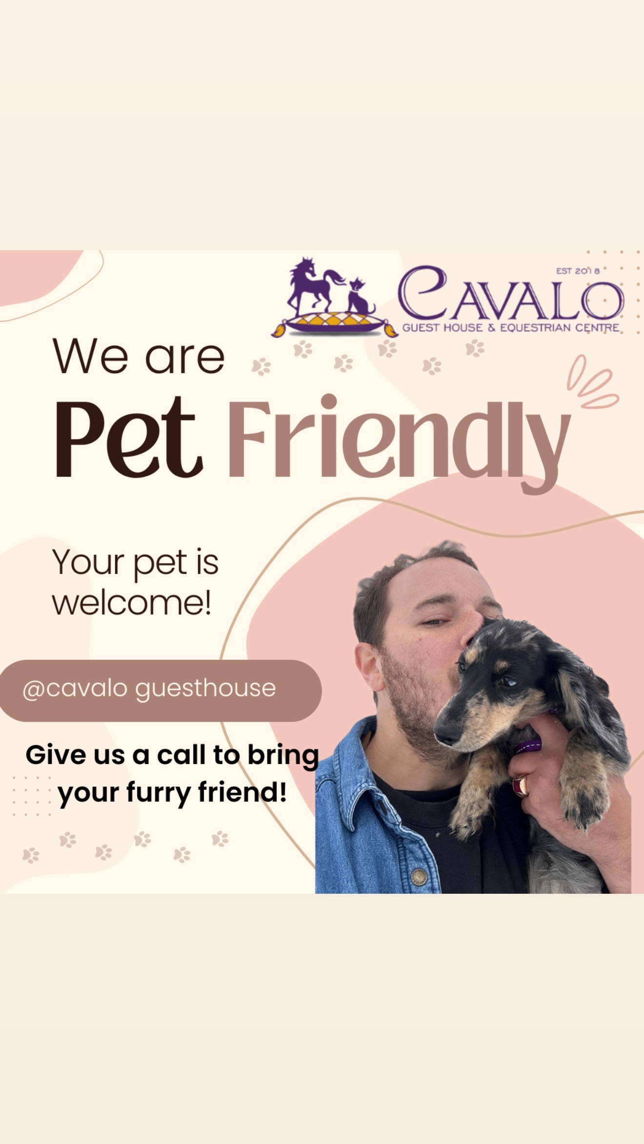 Cavalo Guesthouse & Equestrian Estate Facebook ad