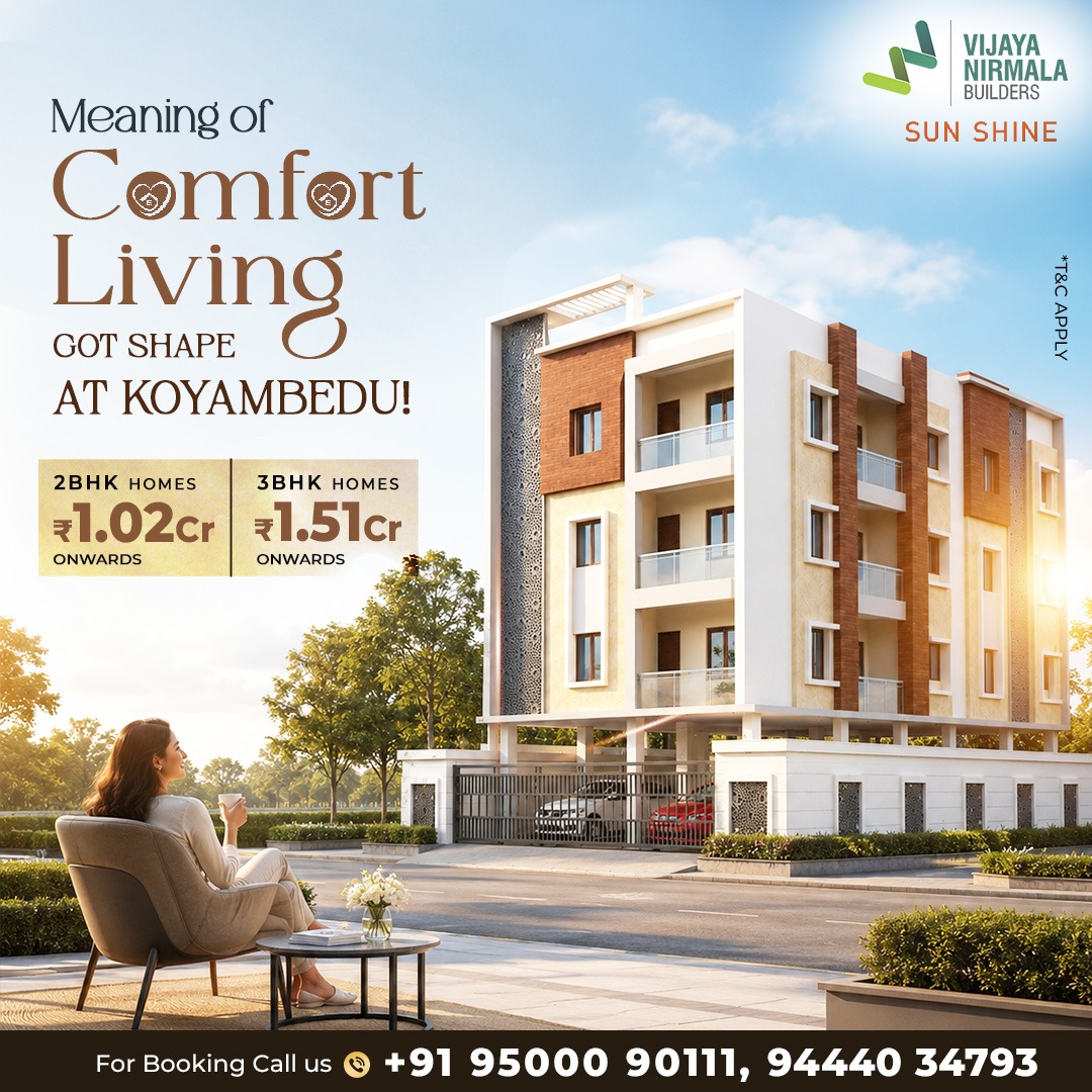 Vijaya Nirmala Builders Facebook ad