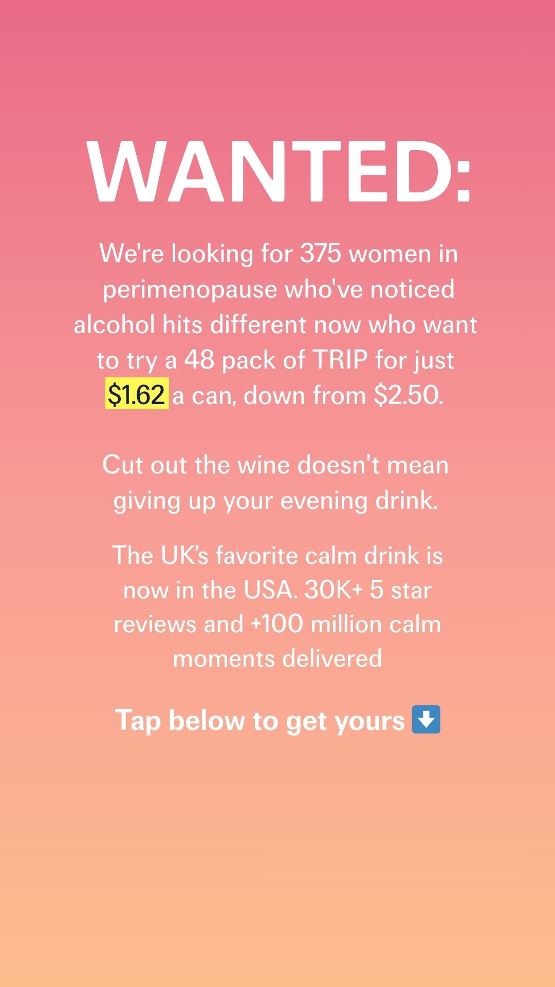 TRIP Facebook ad