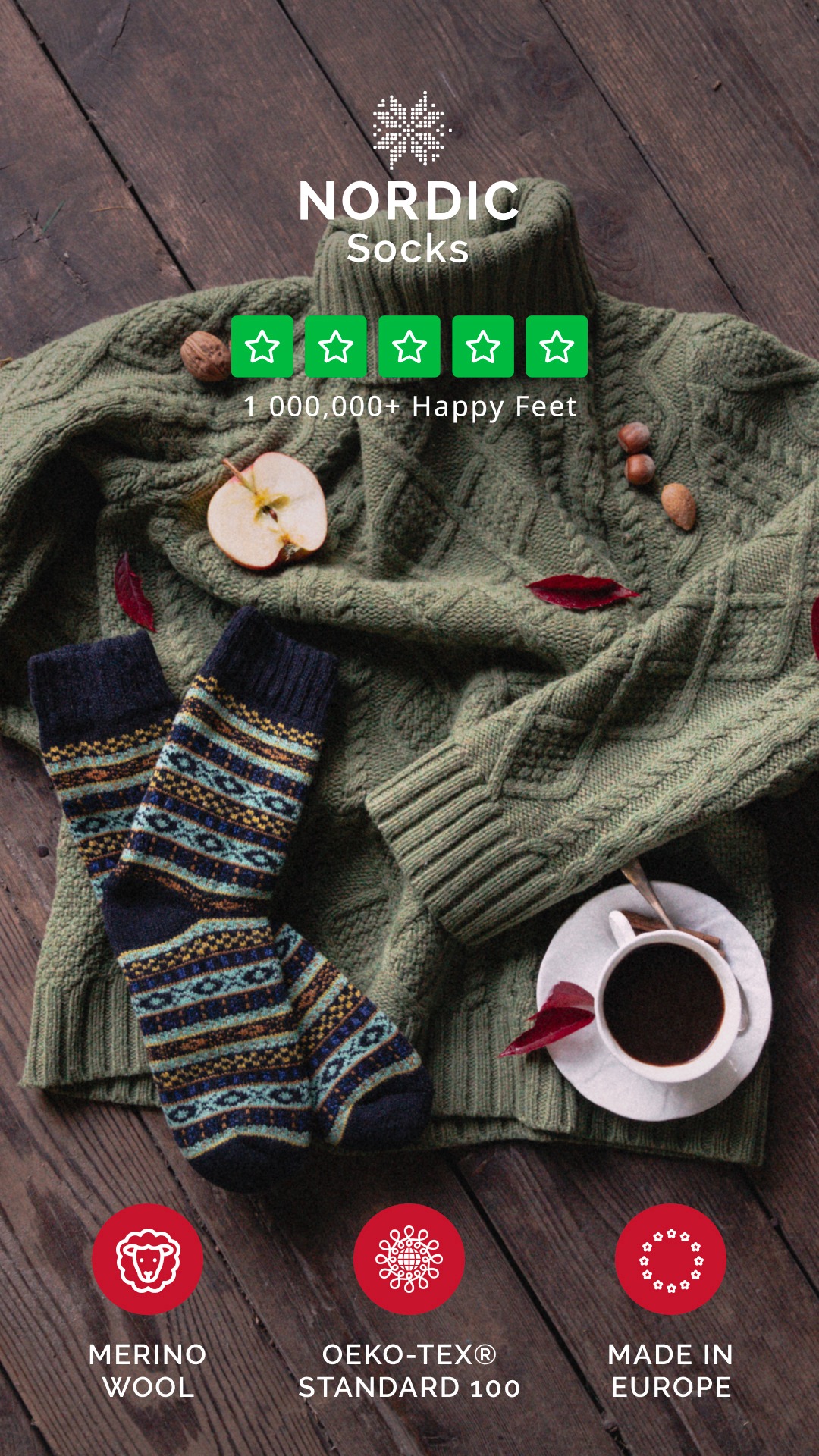 Nordic Socks Facebook ad