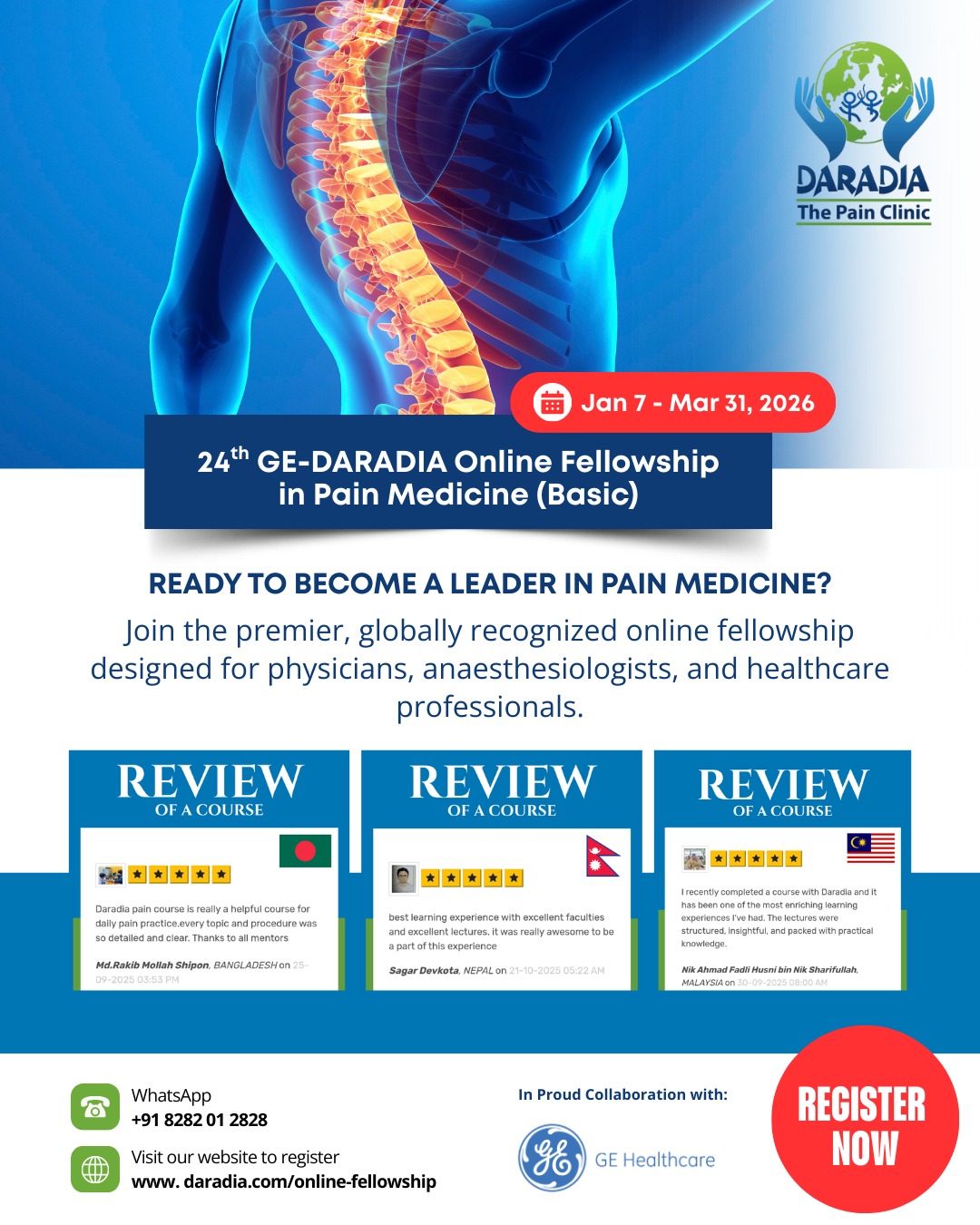Daradia: The Pain Clinic Facebook ad