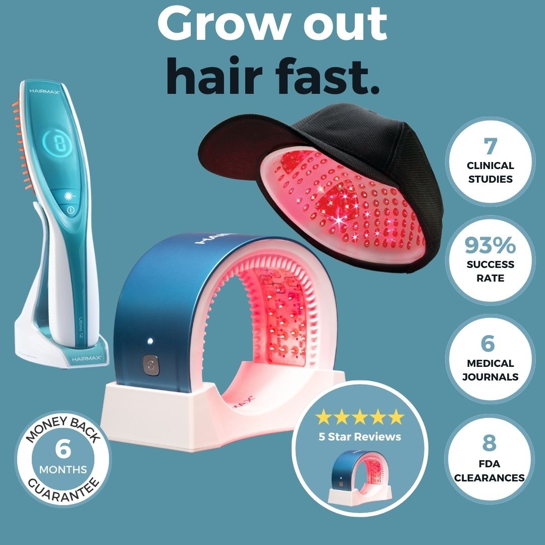 HairMax UK Facebook ad