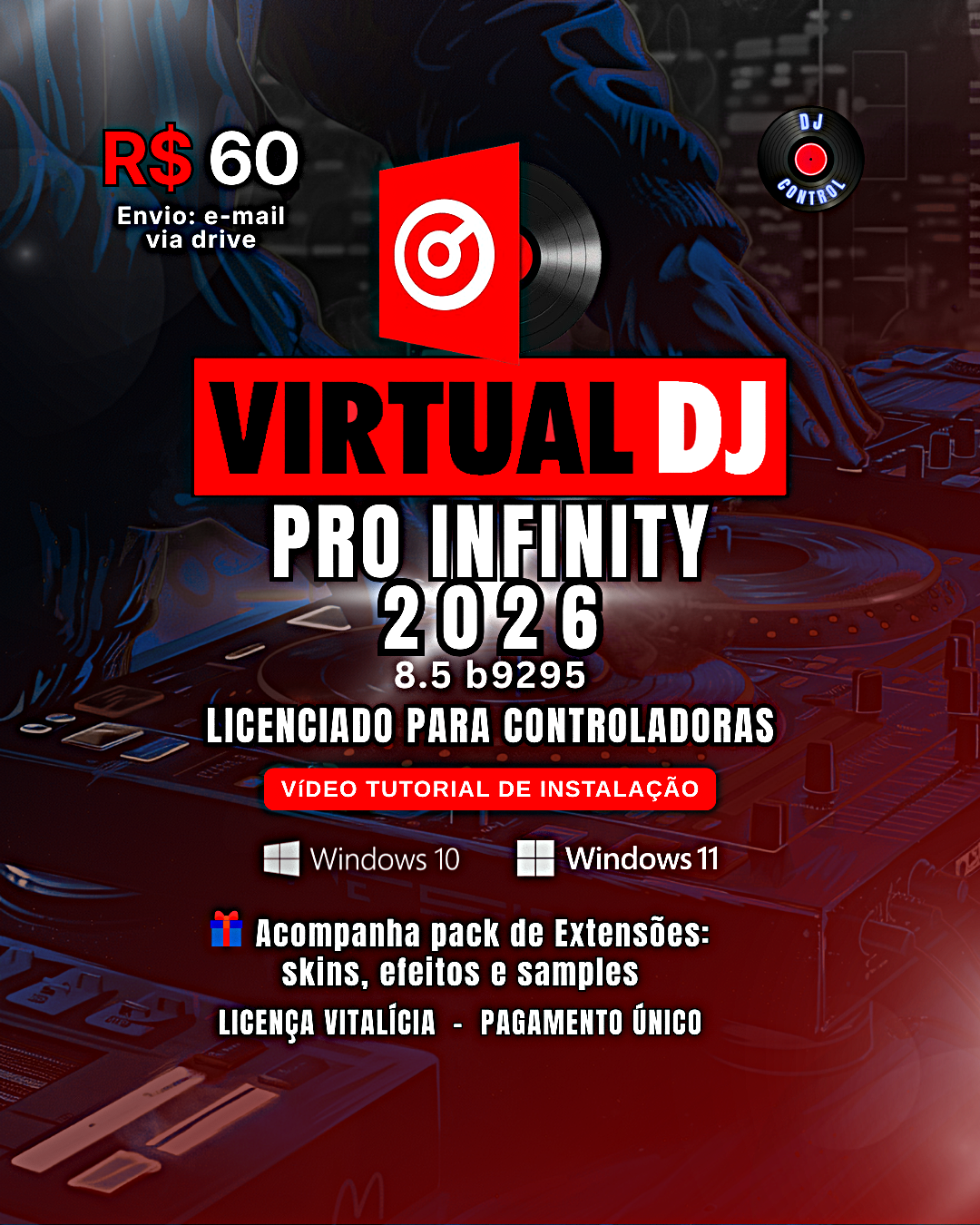 DJ Control Facebook ad: Converse conosco