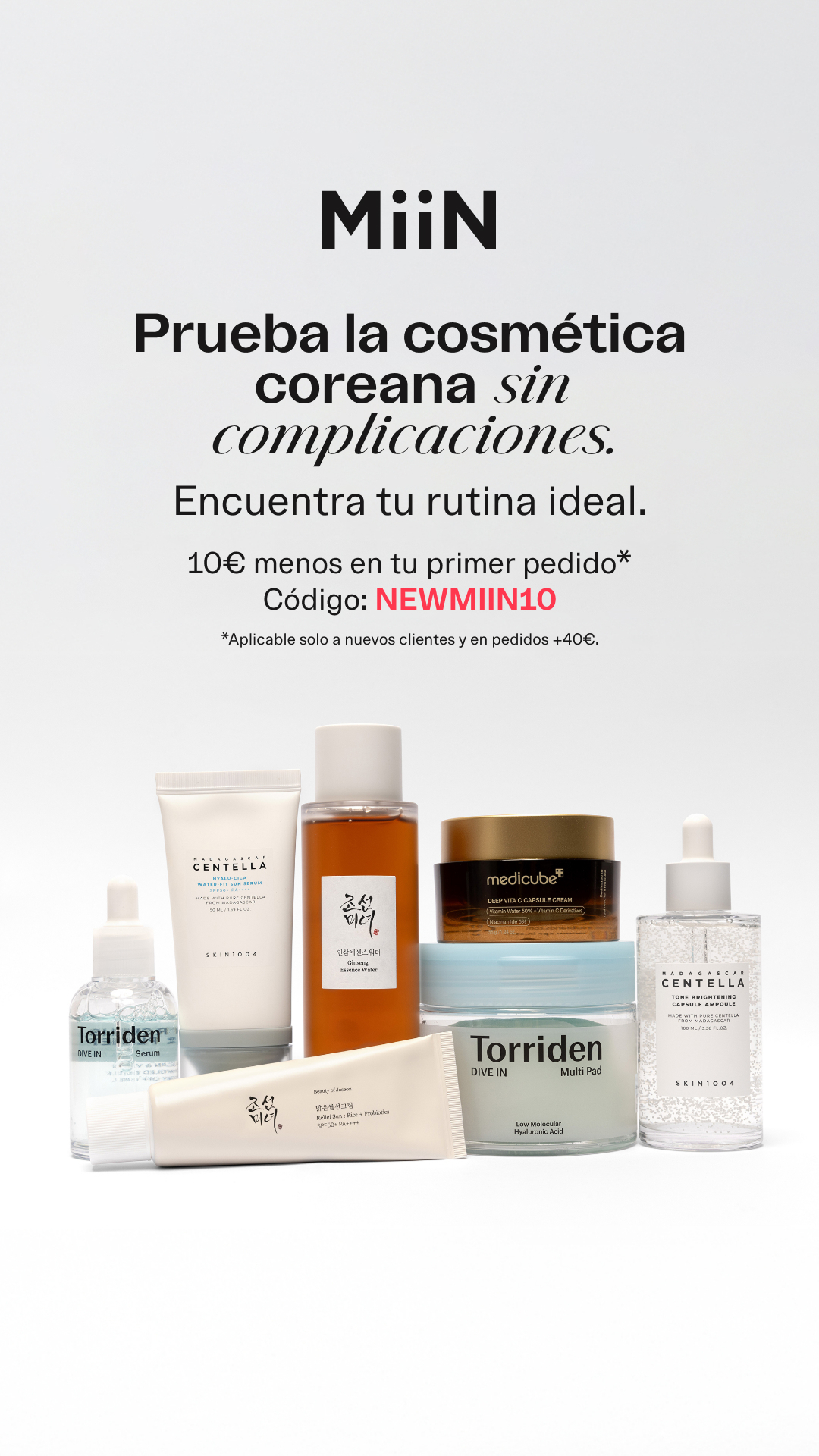 MiiN Korean Cosmetics Facebook ad