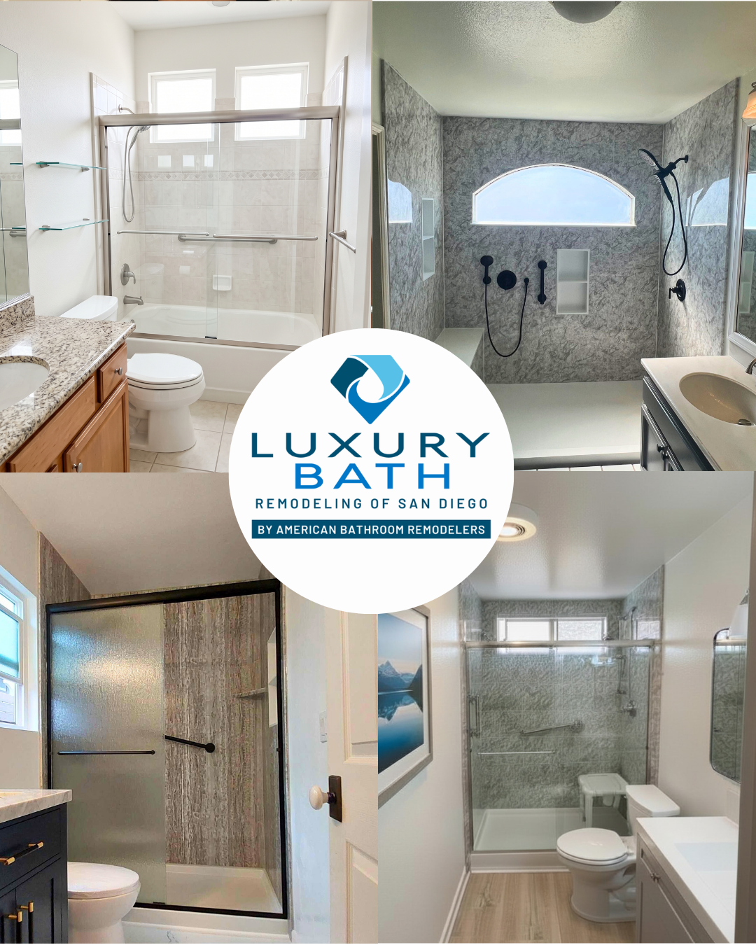 Luxury Bath of San Diego Facebook ad: Which Custom Shower Style is Calling Your Name?