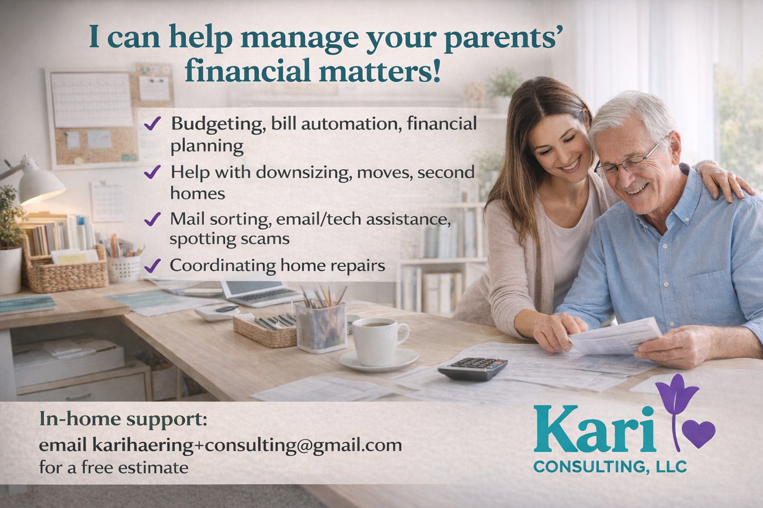 Kari Consulting, LLC Facebook ad