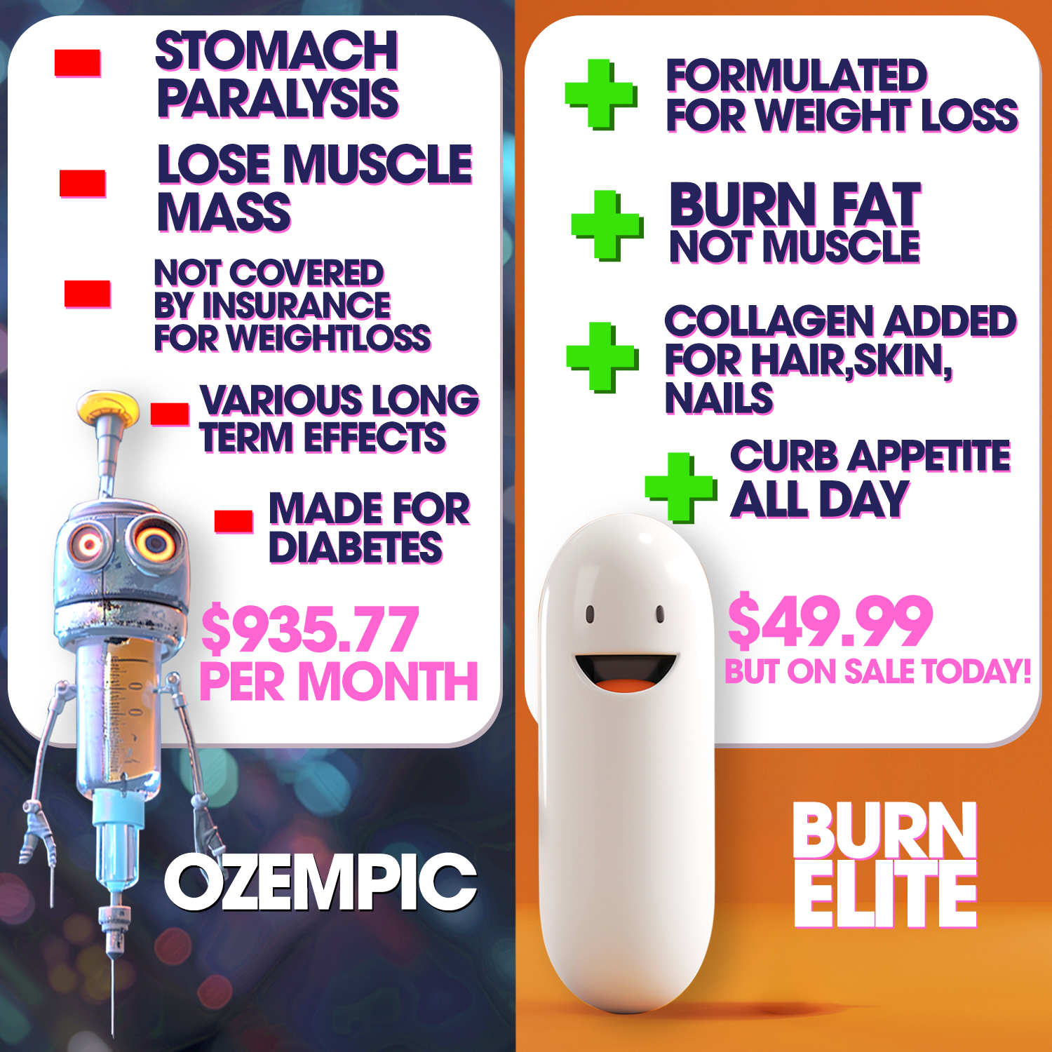 Obvi Health Facebook ad