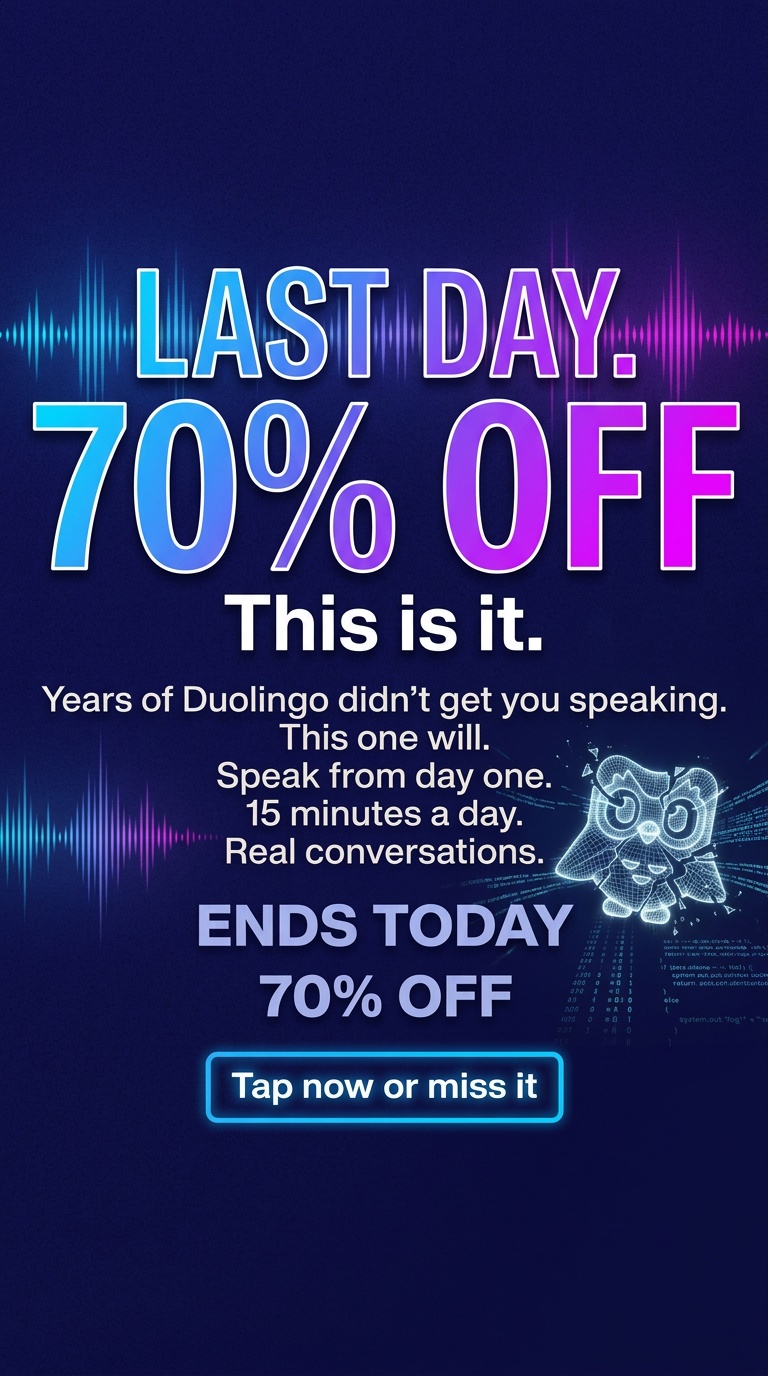 Loora: AI English Tutor Facebook ad