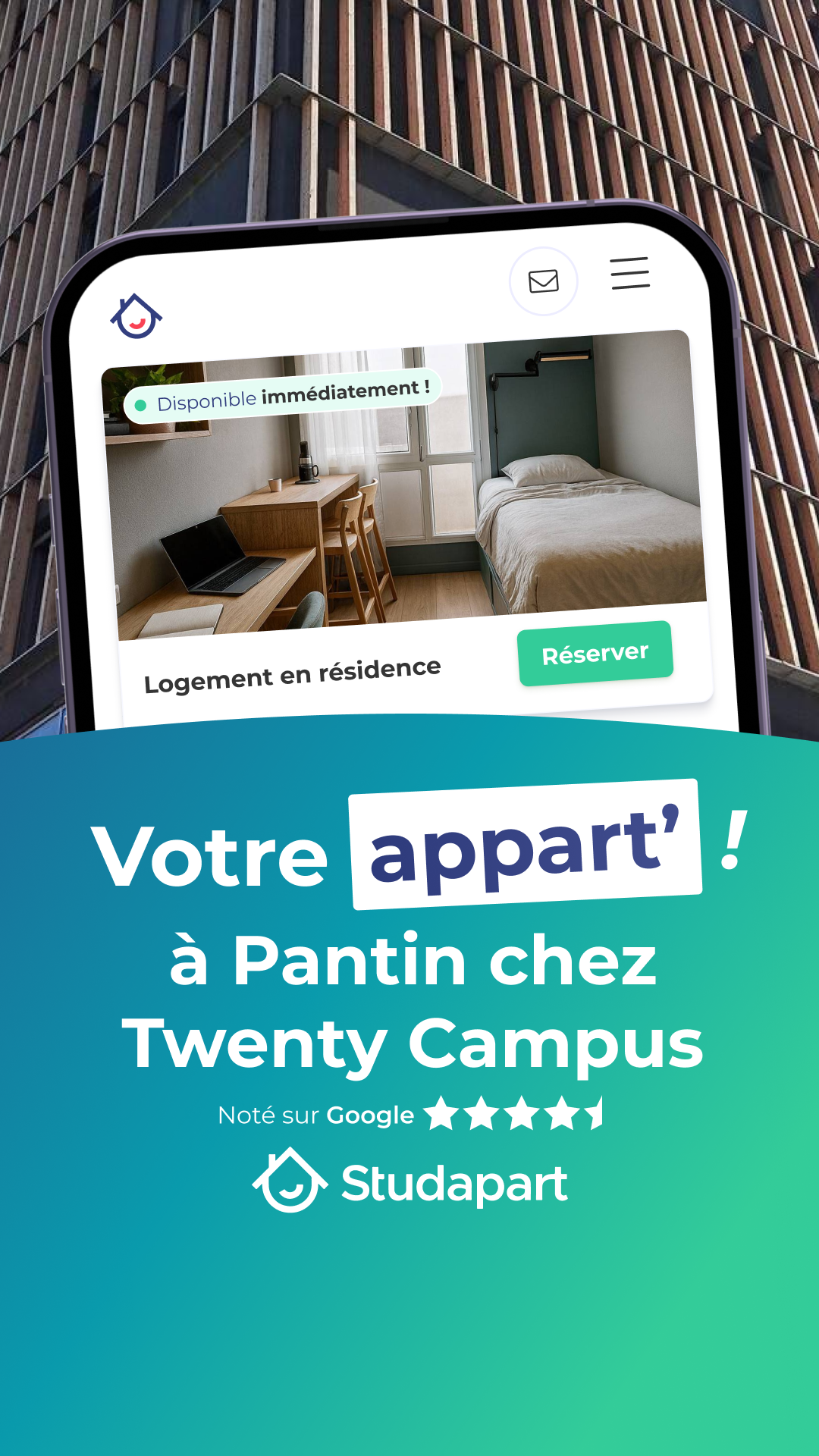Studapart Facebook ad from May 13, 2026