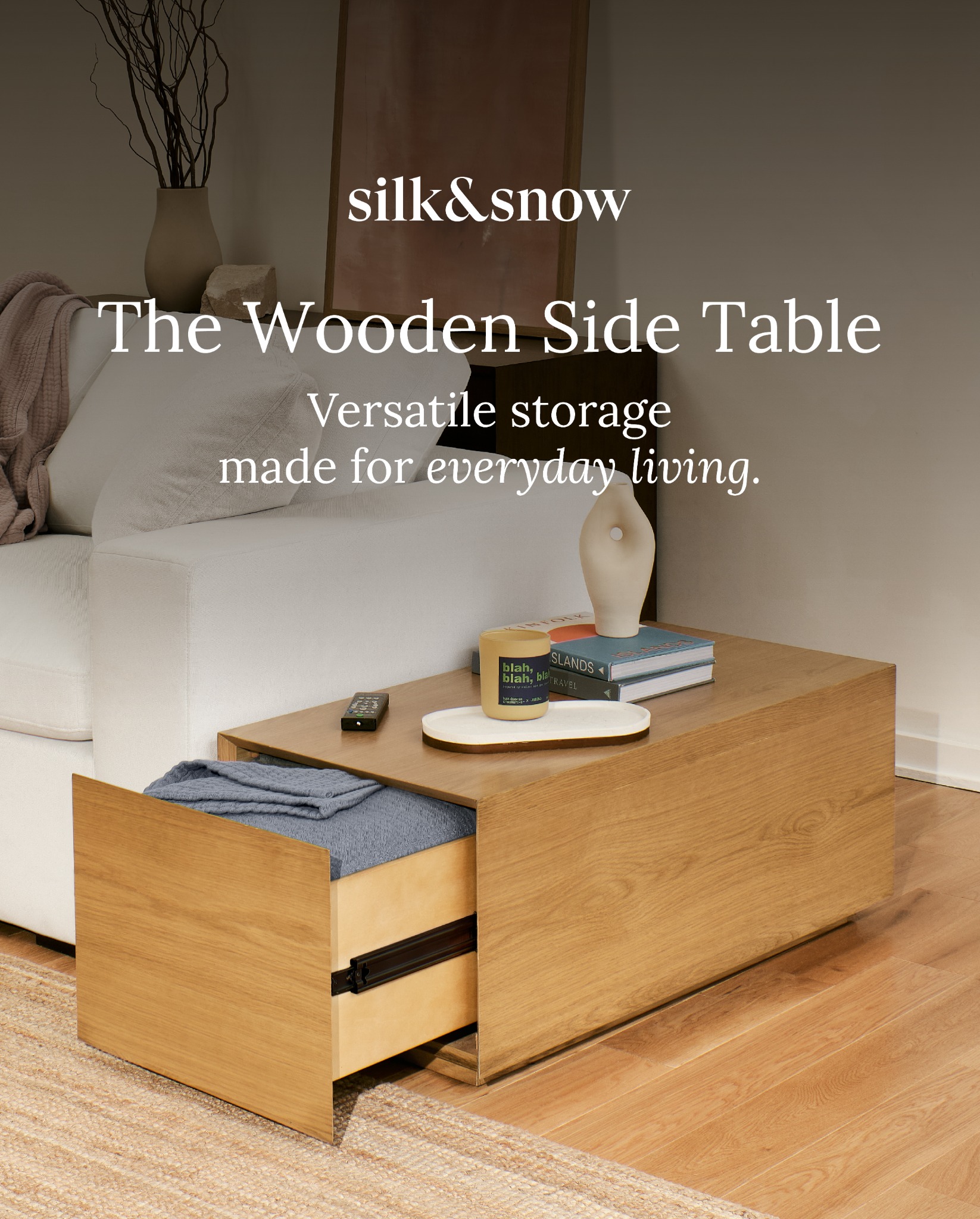 Silk and Snow Facebook ad