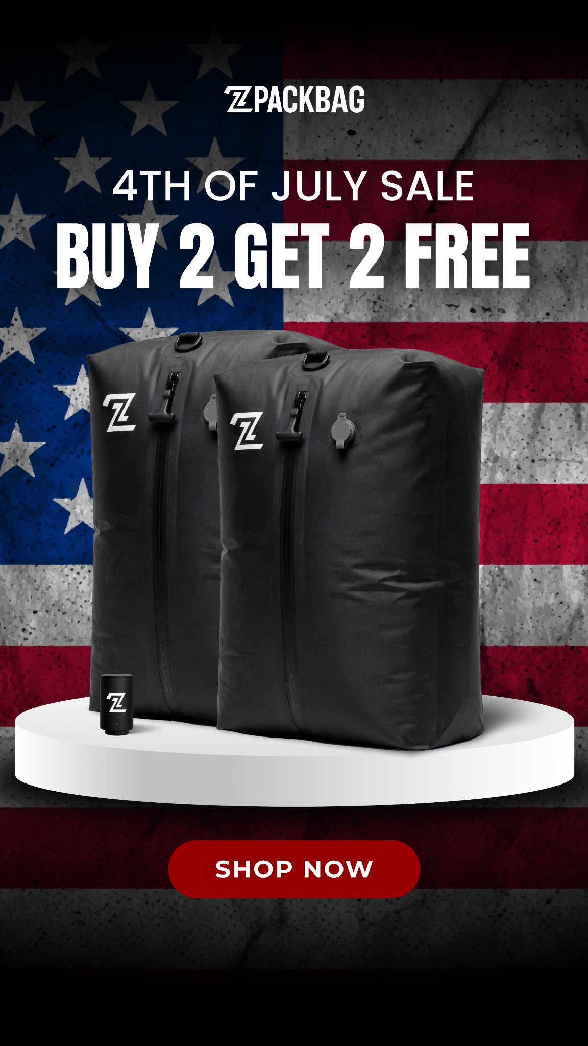 2packbag Facebook ad