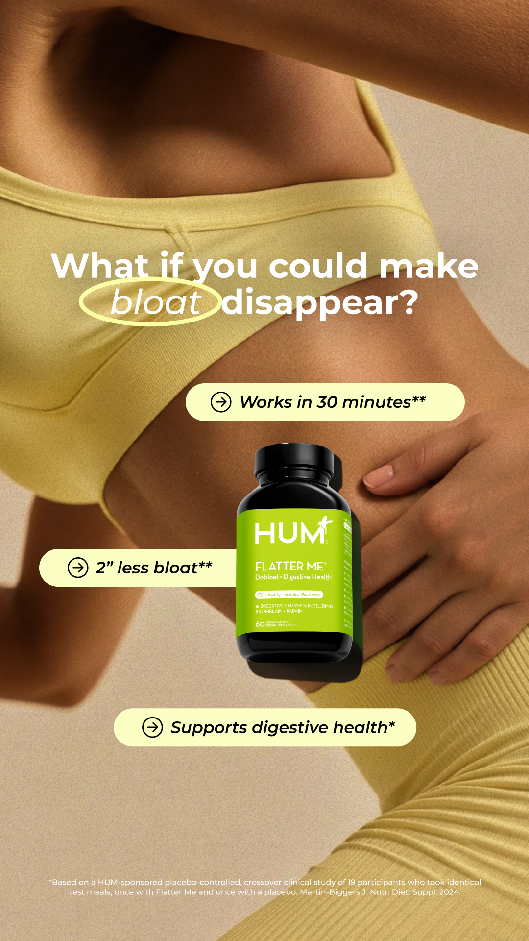 HUM Nutrition Facebook ad