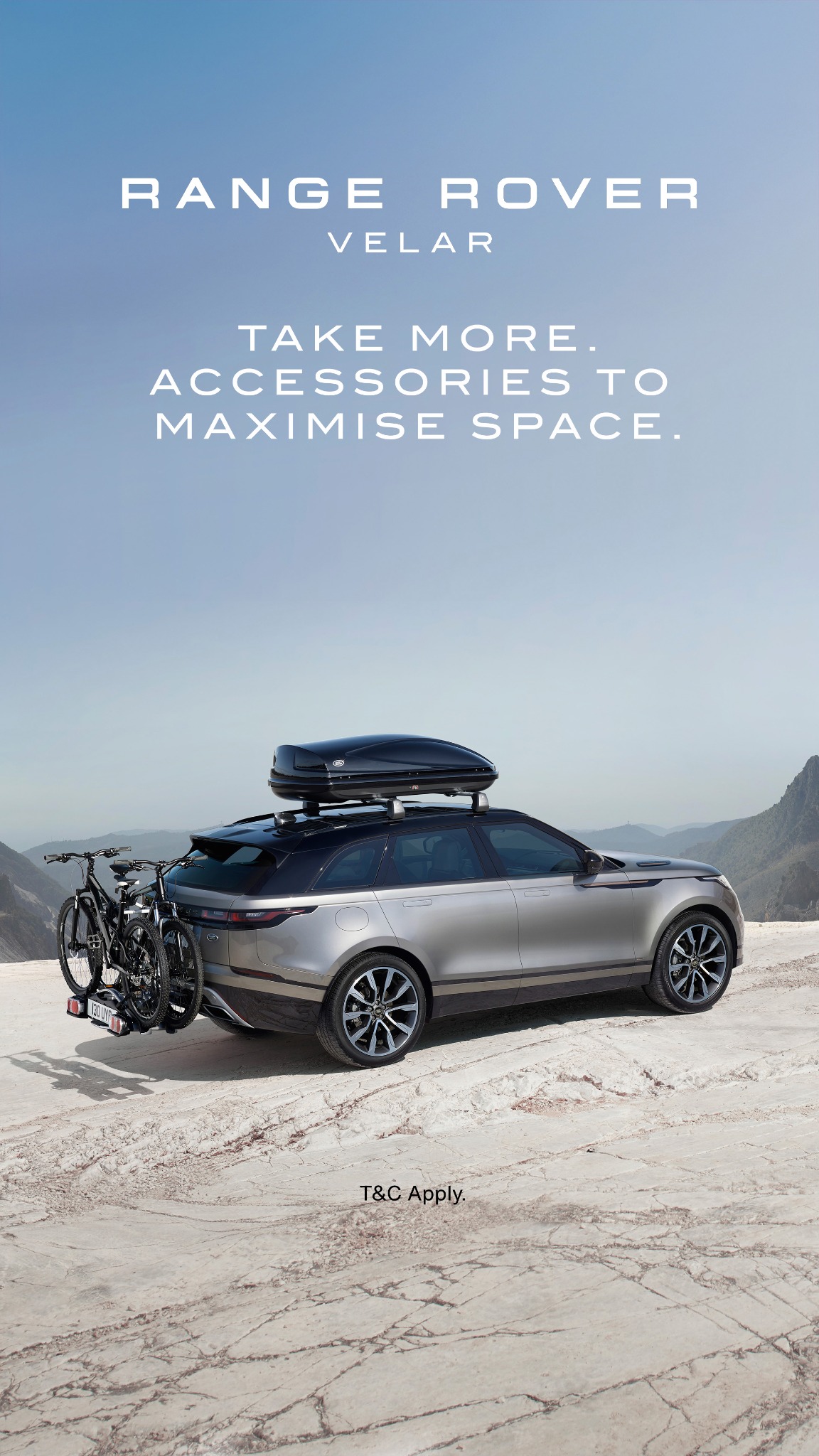 Range Rover Facebook ad: Range Rover Velar Accessories