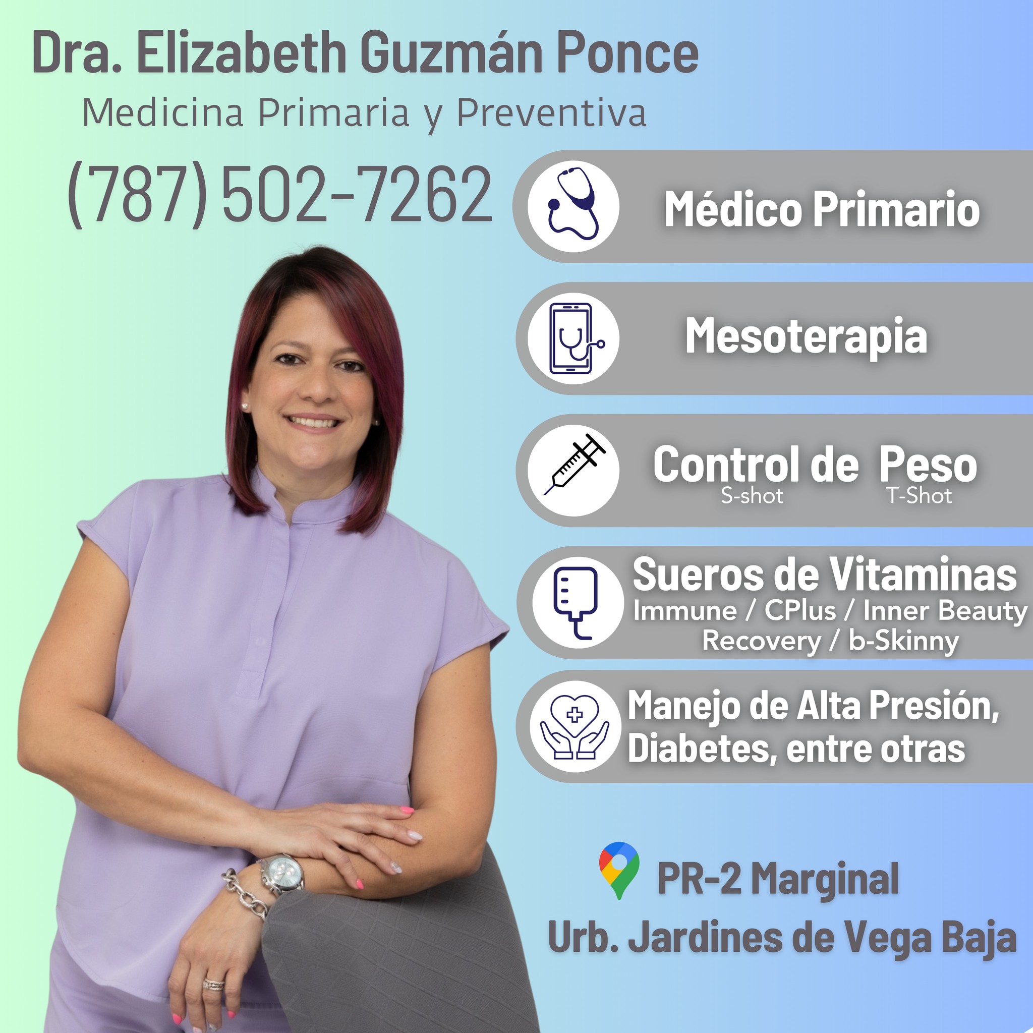 Guzmán Primary Care & Wellness Center- Dra. Elizabeth Guzmán Facebook ad: Celebramos sus transformaciones