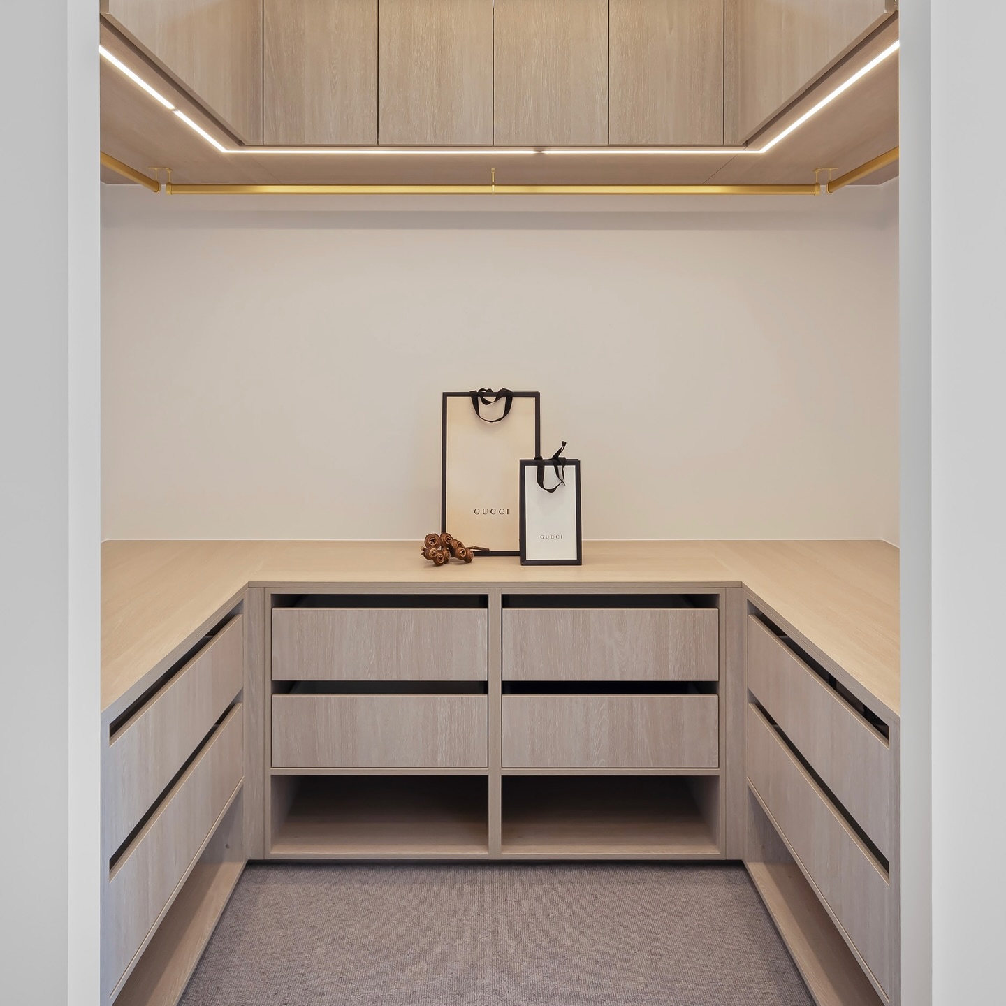 SV Built Facebook ad: The natural finishes, brass railing and considered lighting…