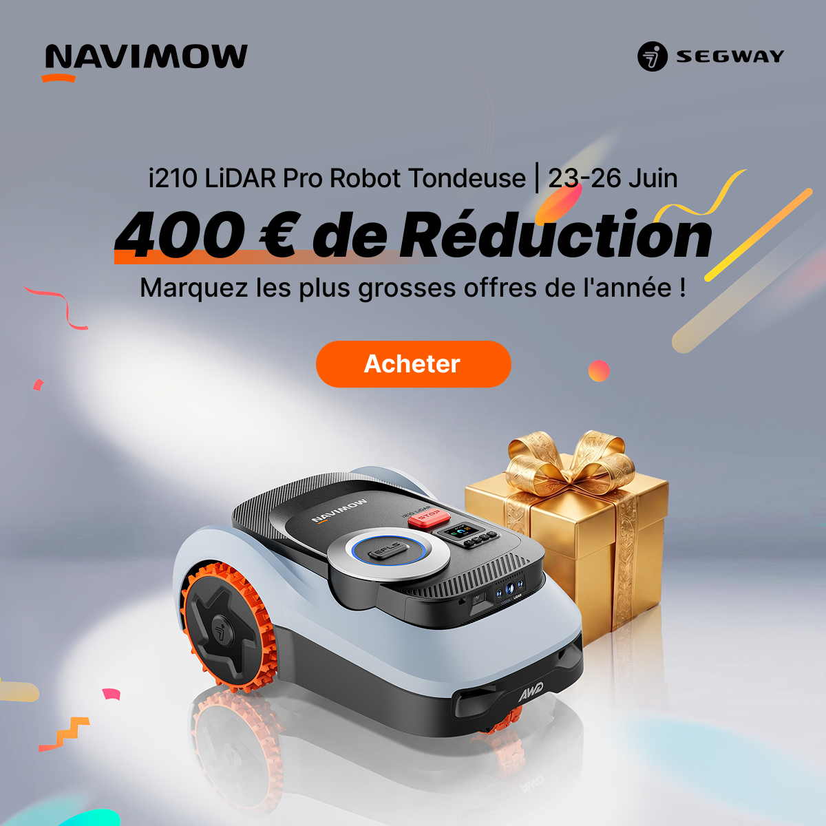 Segway Navimow FR Facebook ad