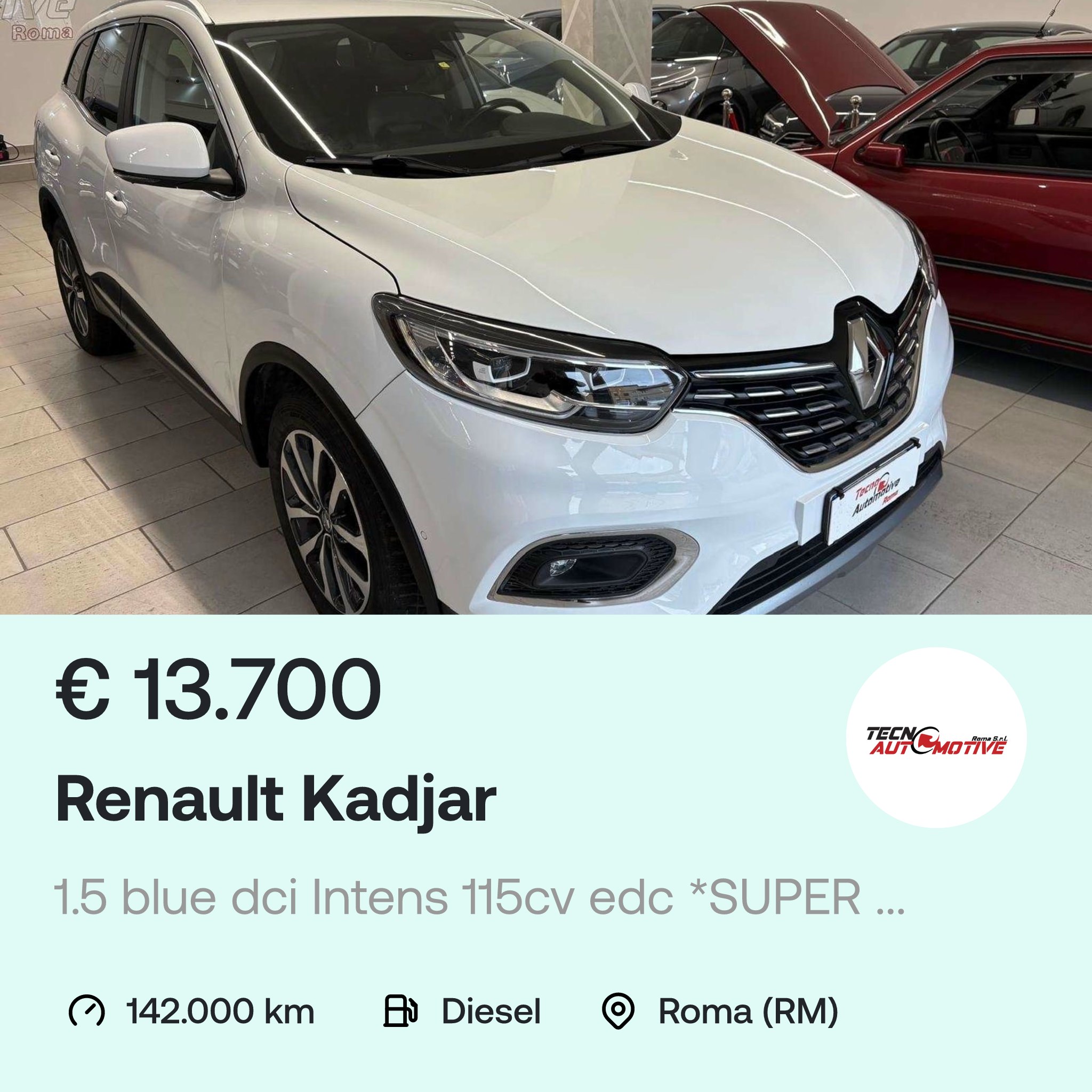 AutoSuperMarket.social Facebook ad: Cerchi un'auto usata di qualità?