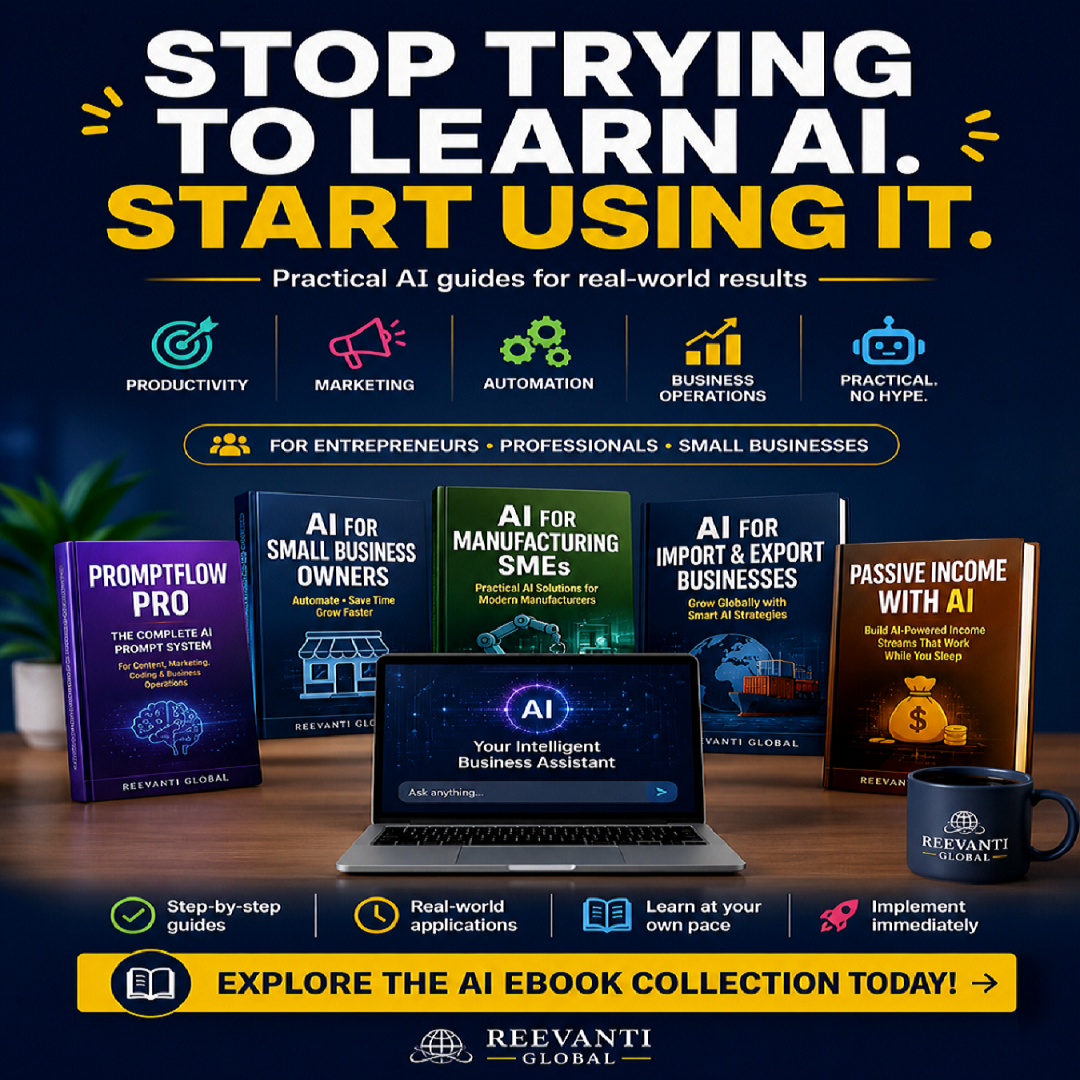 ReevantiGlobal Facebook ad: Stop Learning AI. Start Using It.