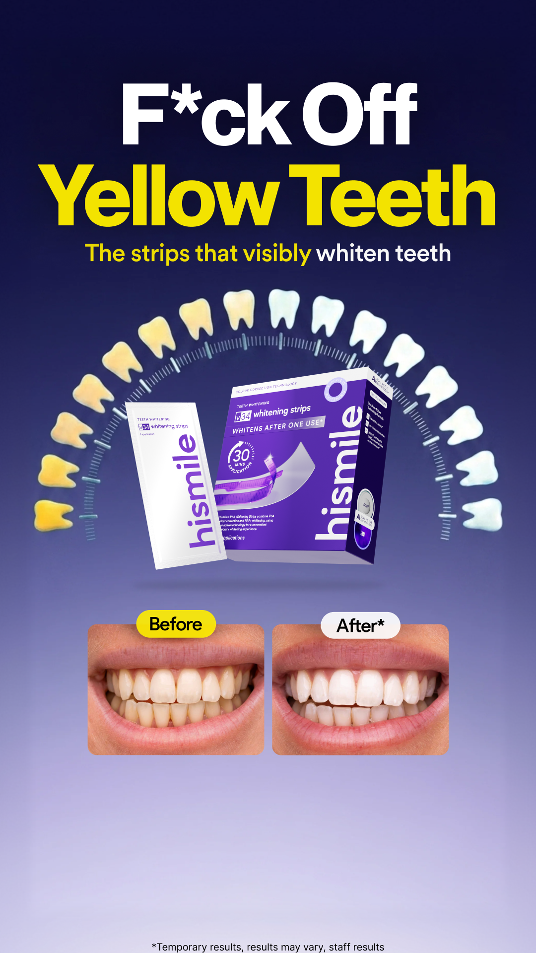 Hismile Facebook ad
