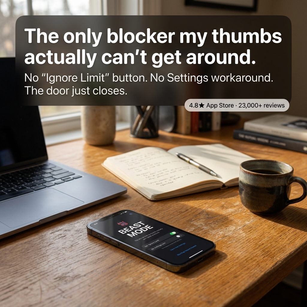 BePresent - Screen Time Control Facebook ad: Take Back Your Time
